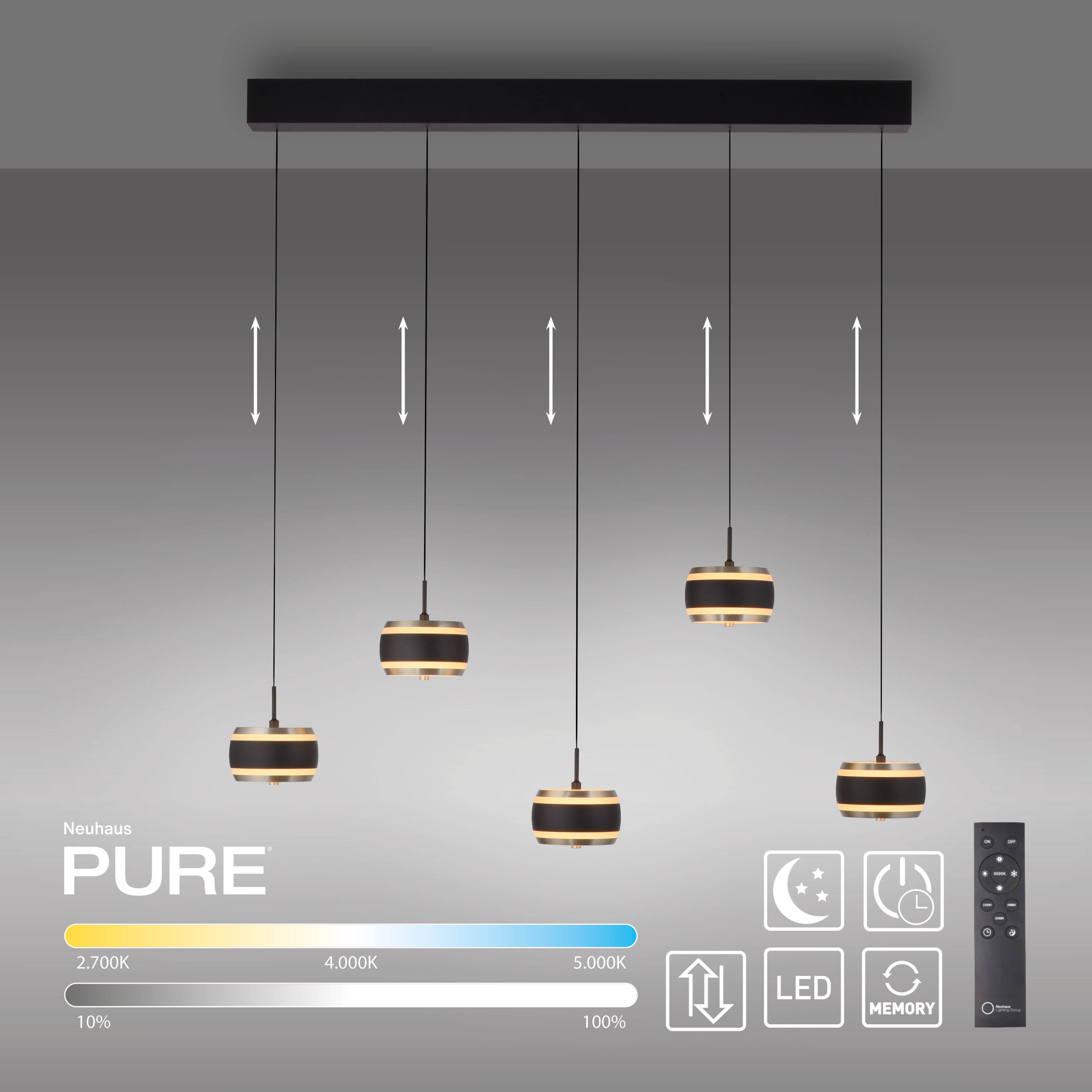 Pendelleuchte PURE FALLING