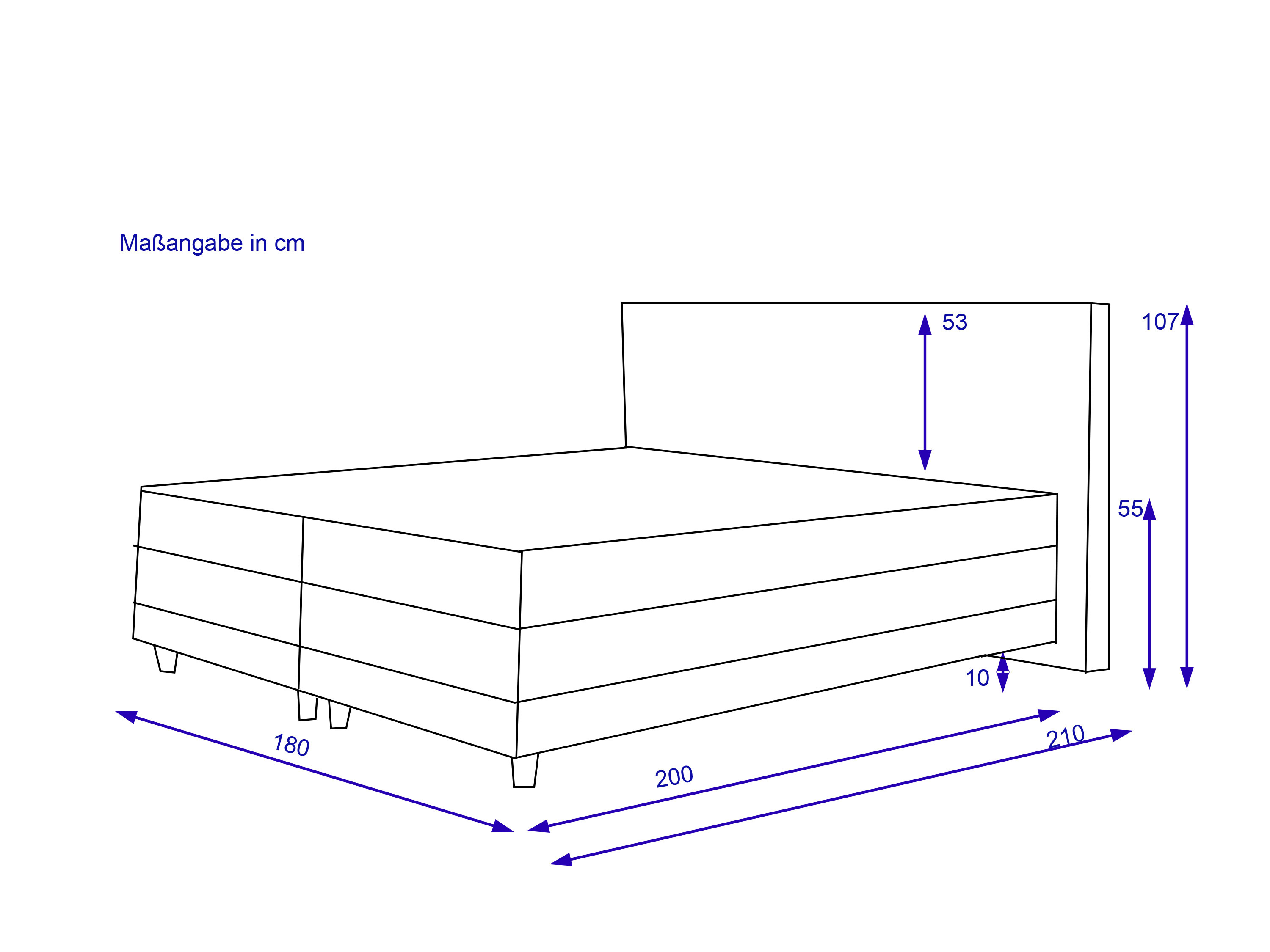 Boxspringbett LIV\\\'IN LUANDA