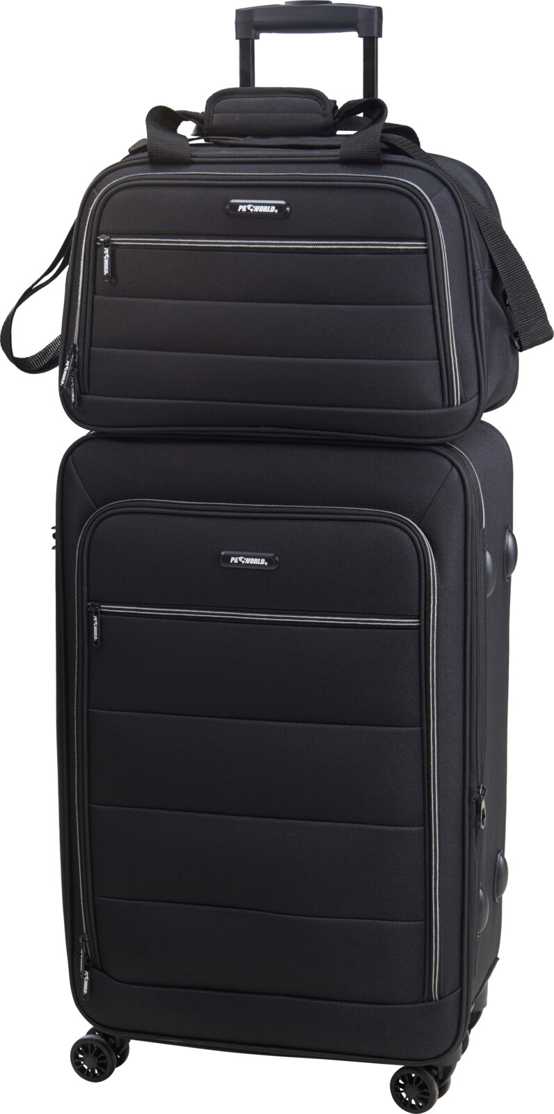 Koffer-Set 4tlg TRAVEL schwarz