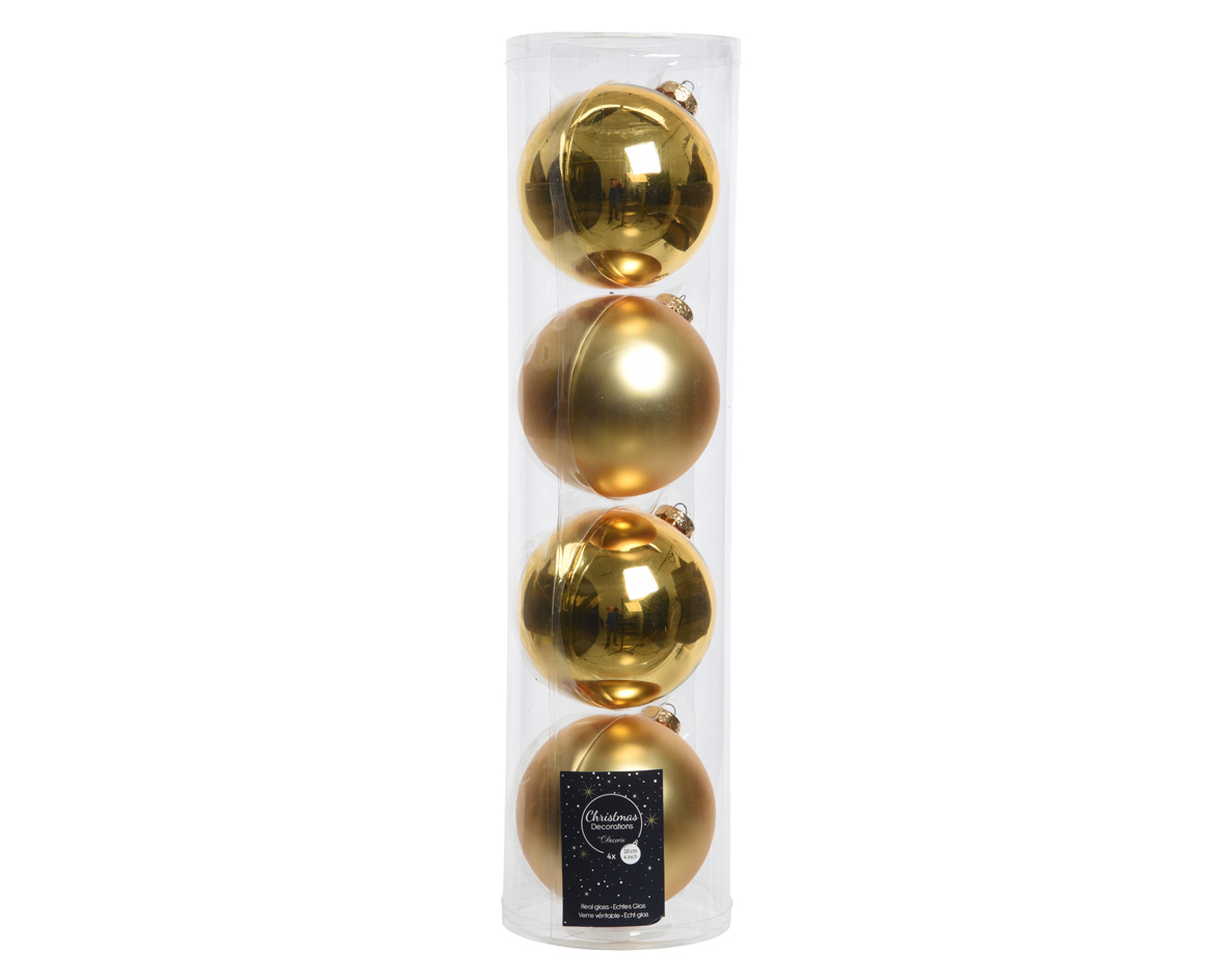 Weihnachtskugel-Box HELL GOLD