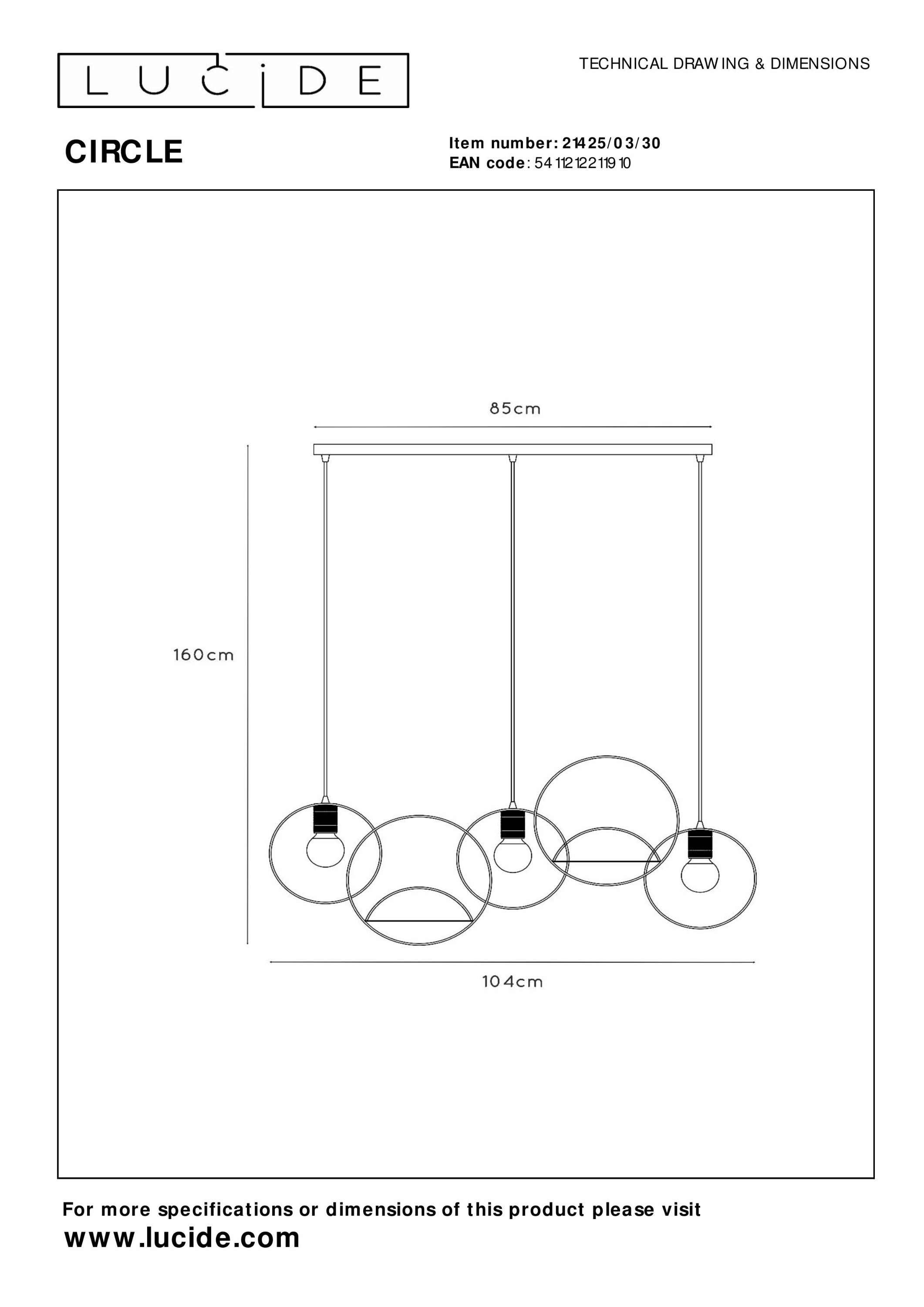 Pendelleuchte CIRCLE
