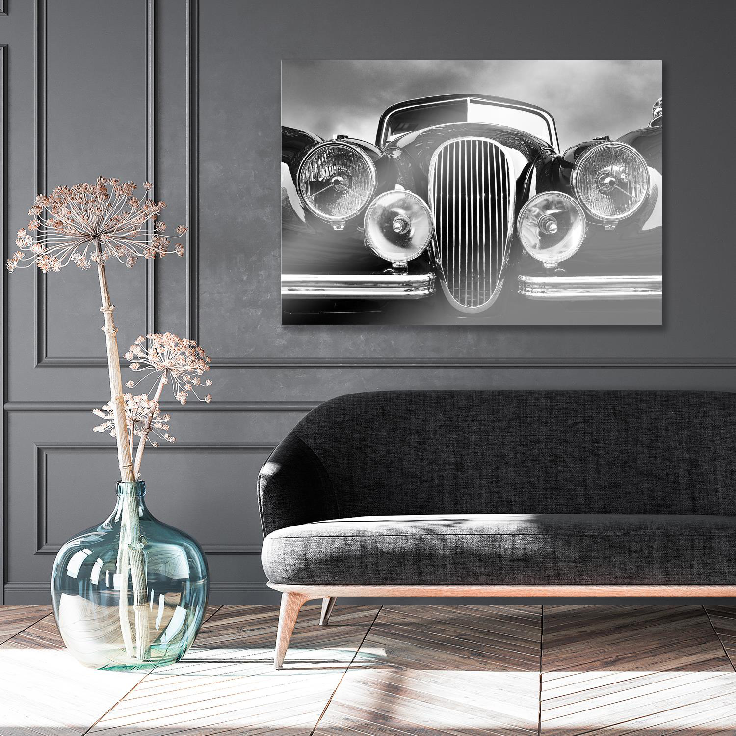 Alu-Dibond Bild Abstrakte Cars