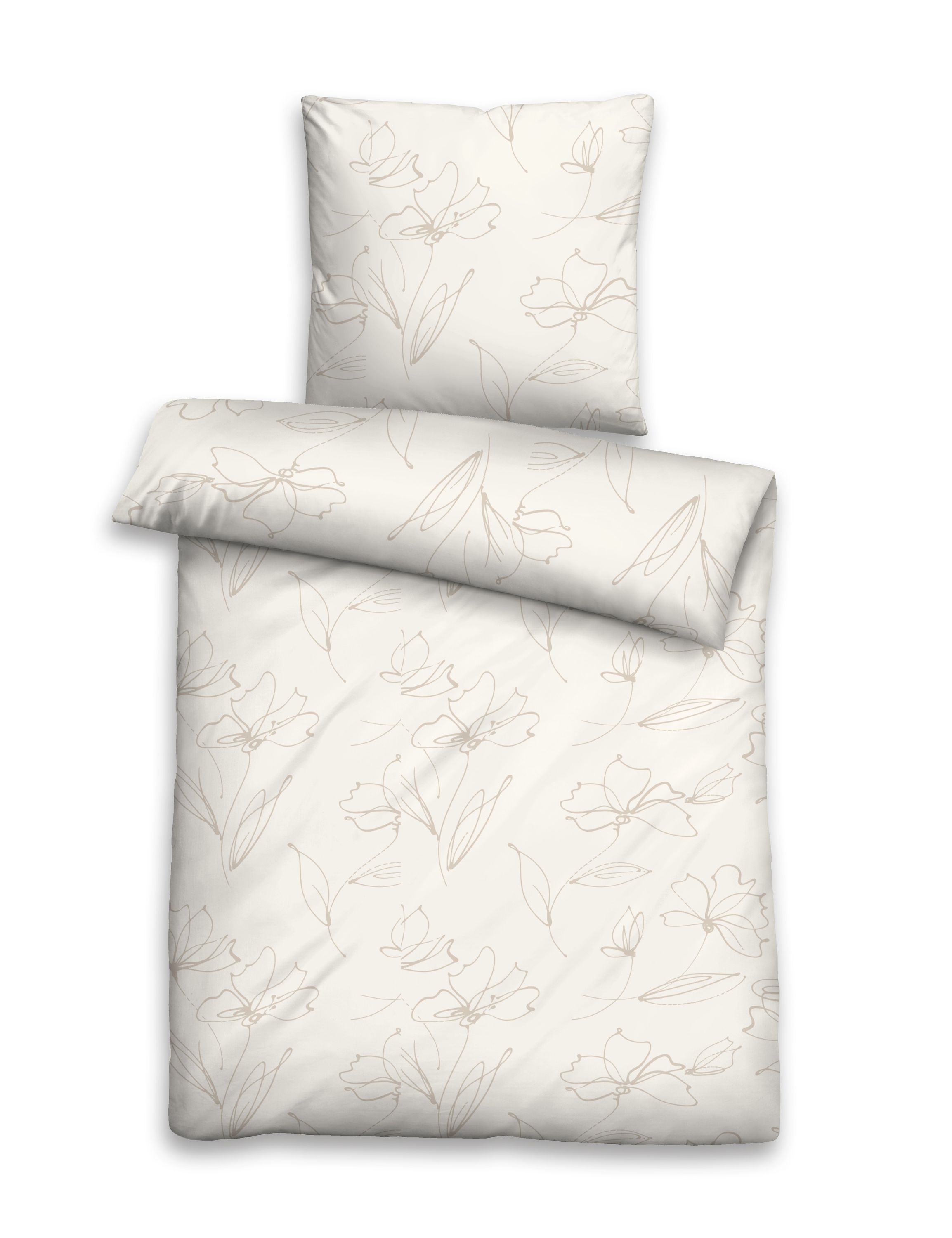 Bettwäsche SATIN natur