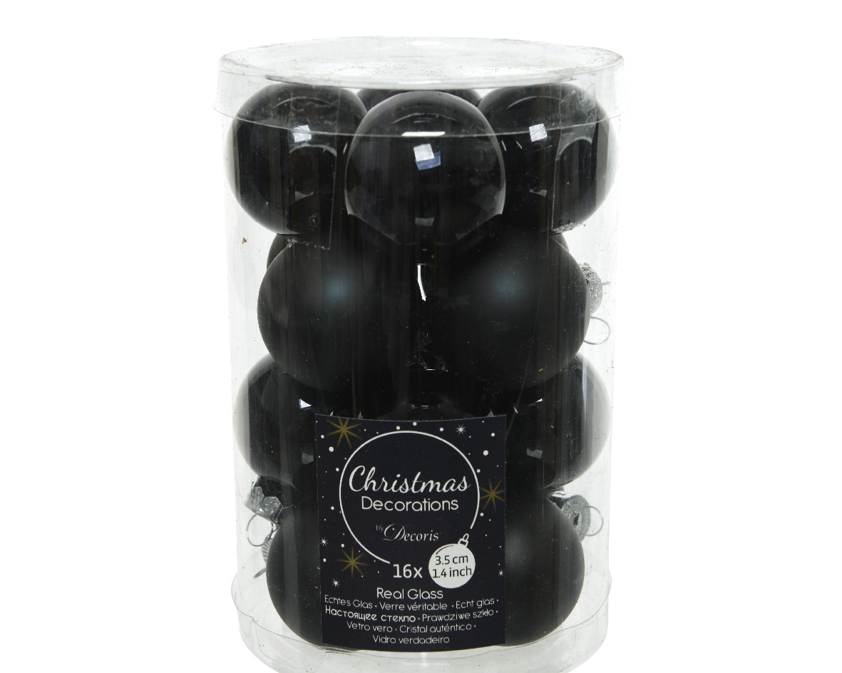 Weihnachtskugel-Box SCHWARZ