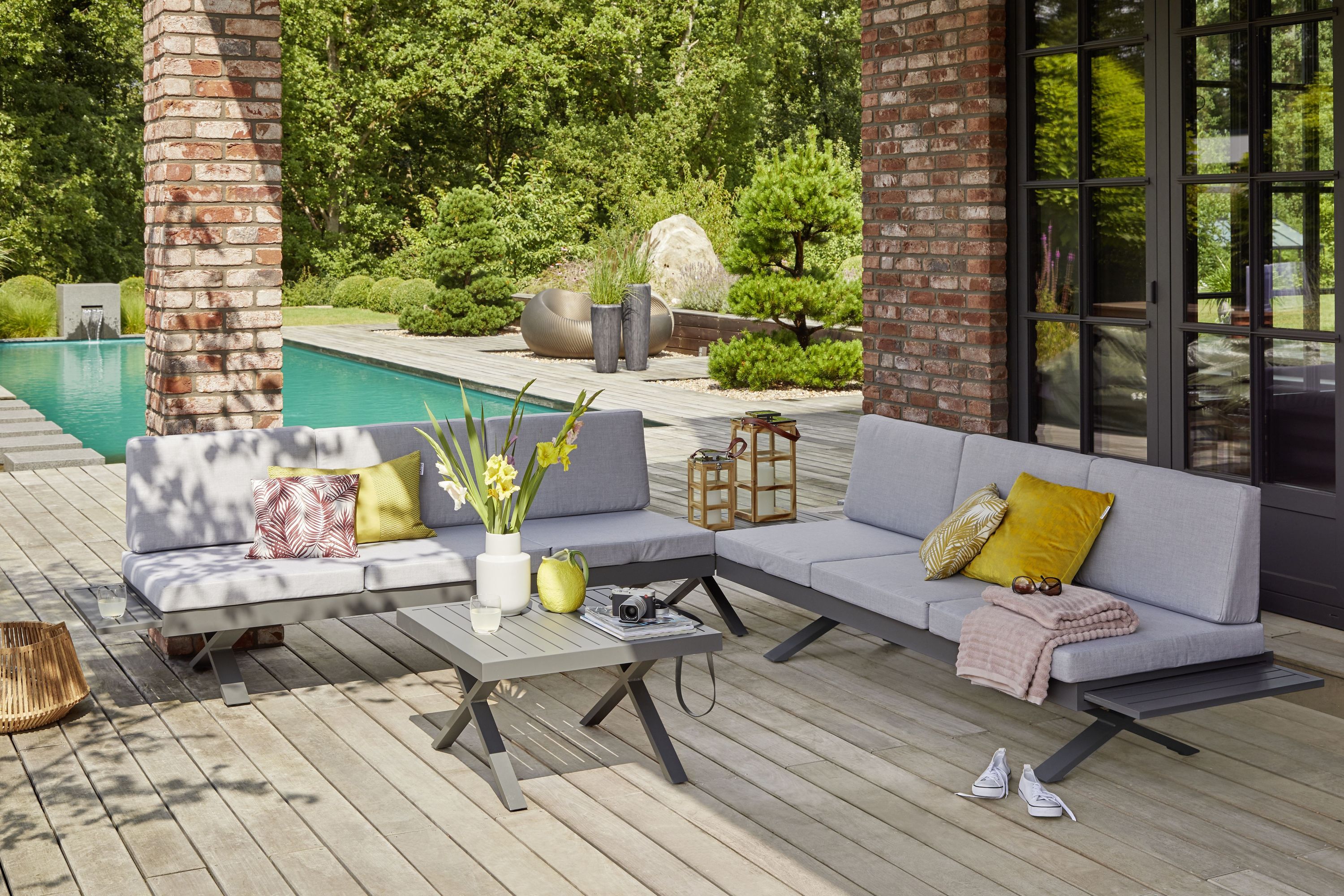 Loungetisch outdoor RIEKE Set