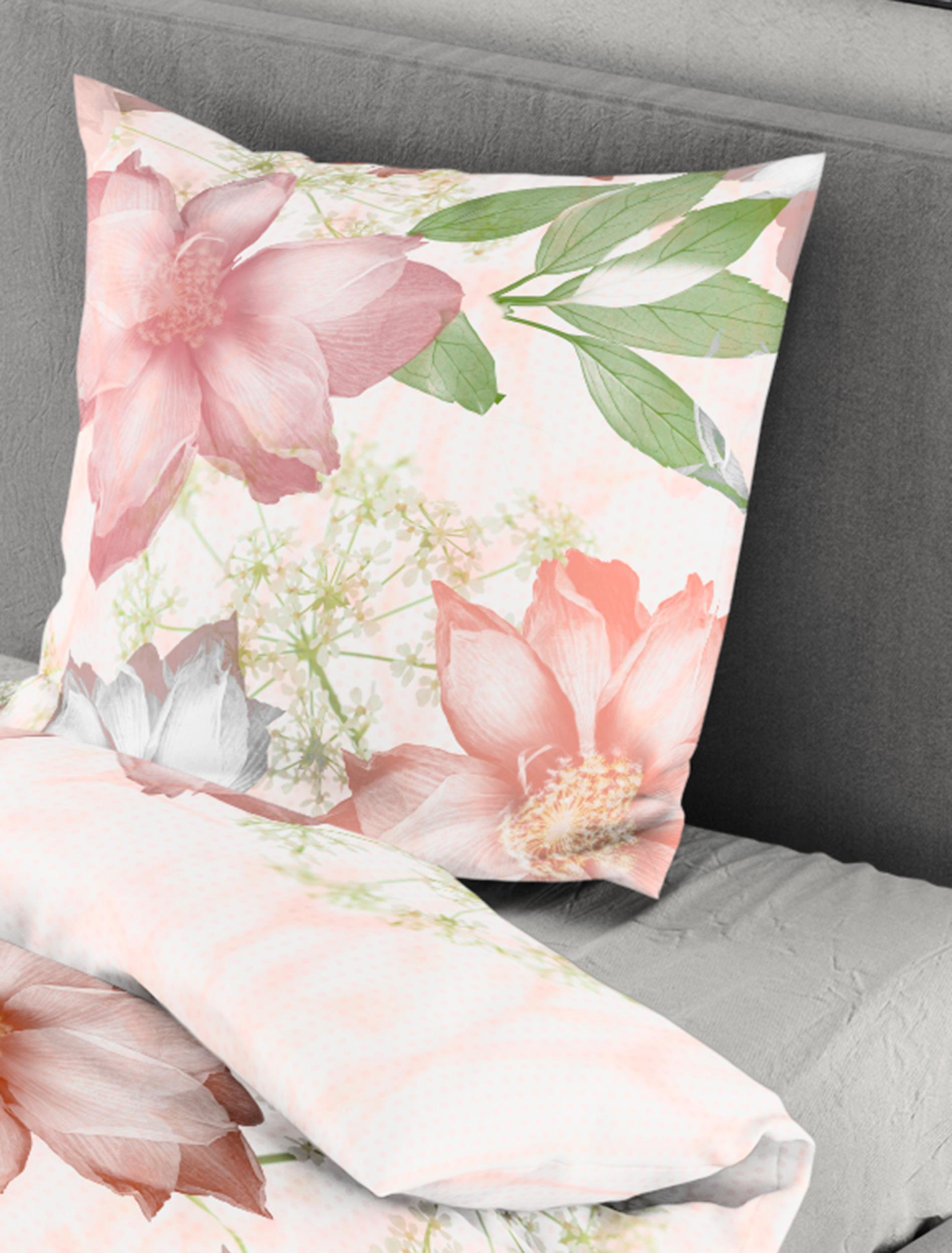 Bettwäsche Mako-Satin peach