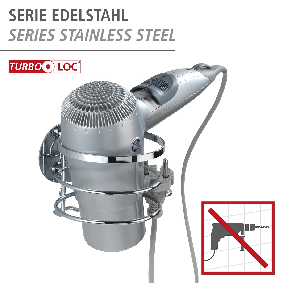 Haartrocknerhalter TURBO-LOC®