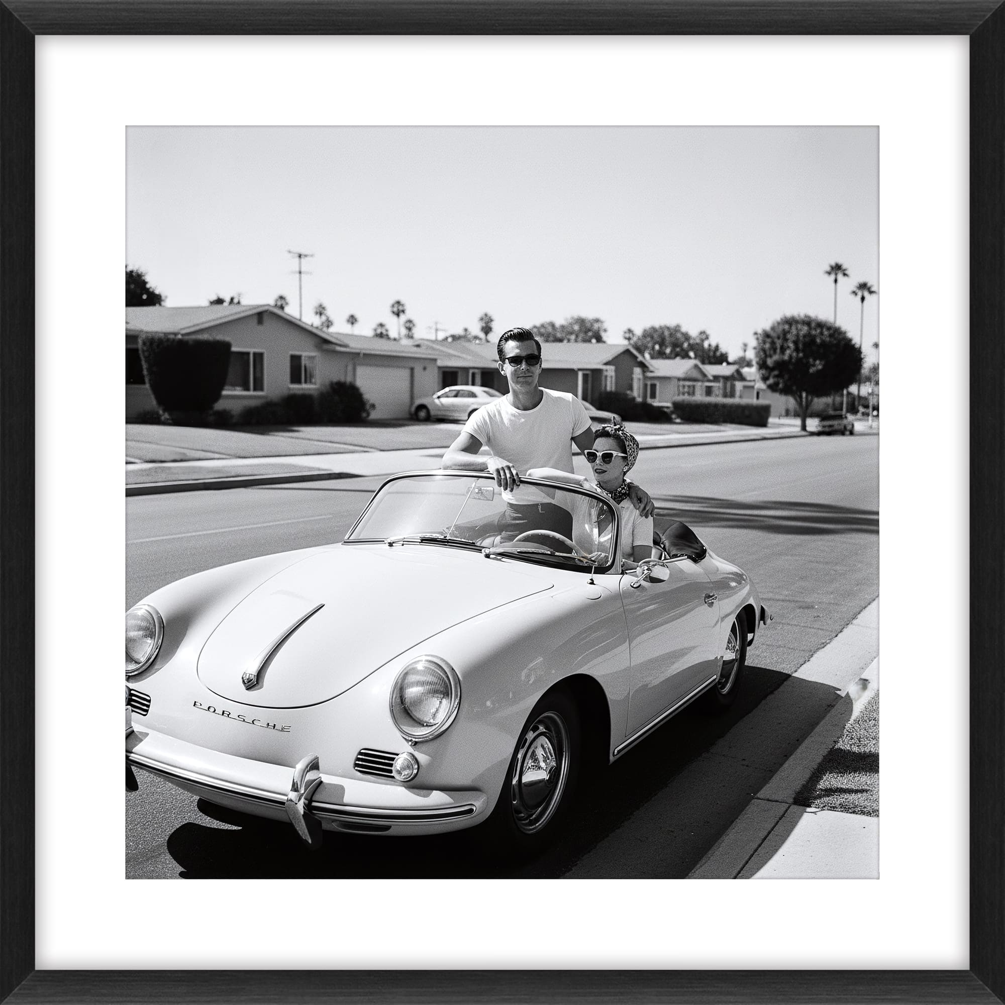 Bild LOVERS IN WHITE CAR