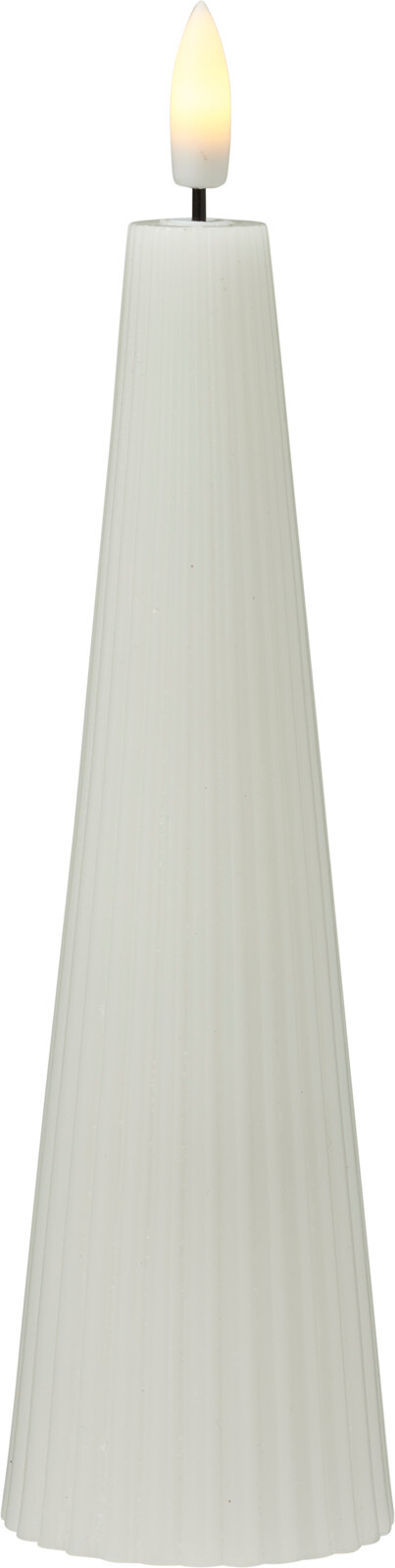 Kerze LED RIBBED