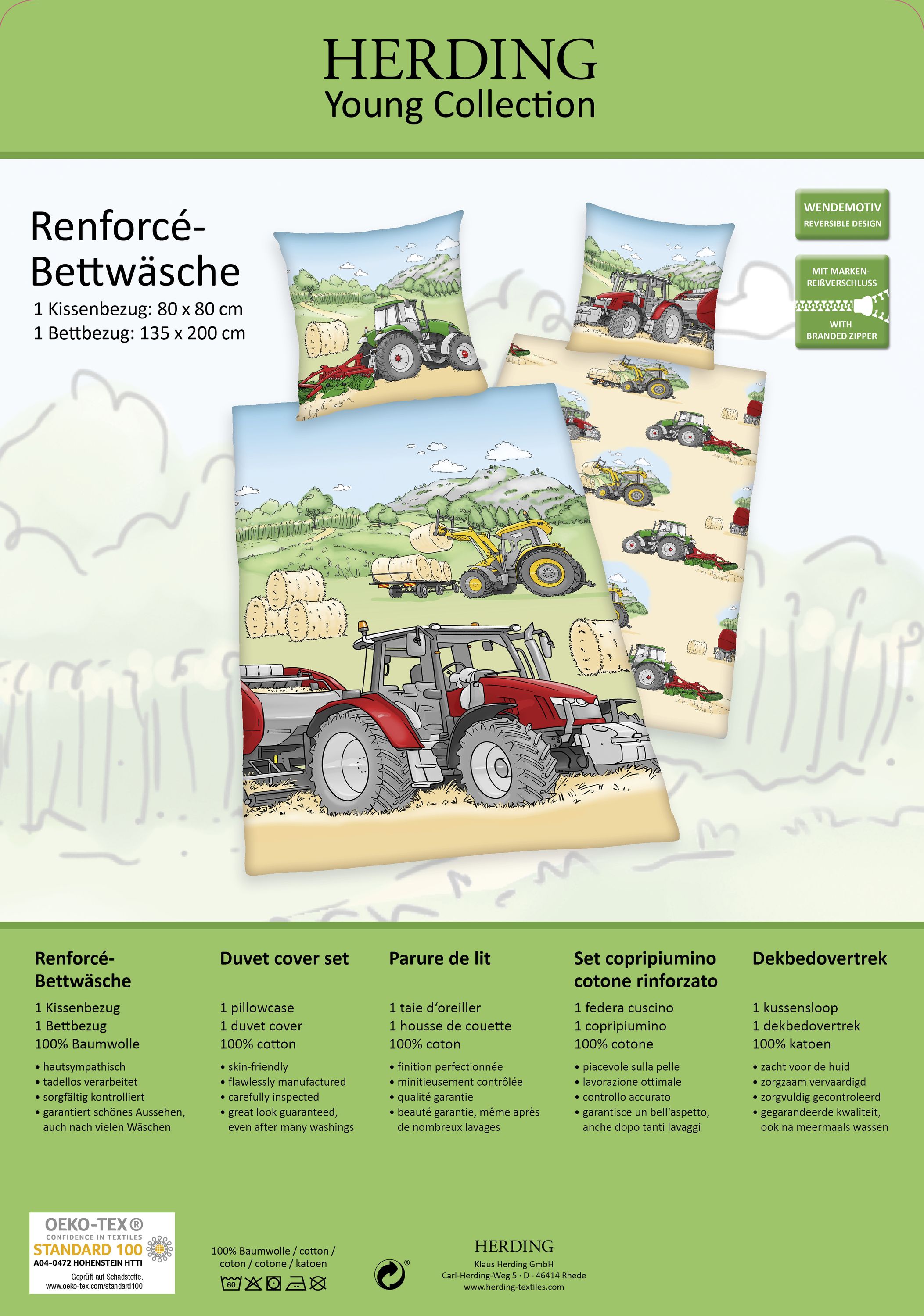 Bettwäsche Renforcé TRAKTOR