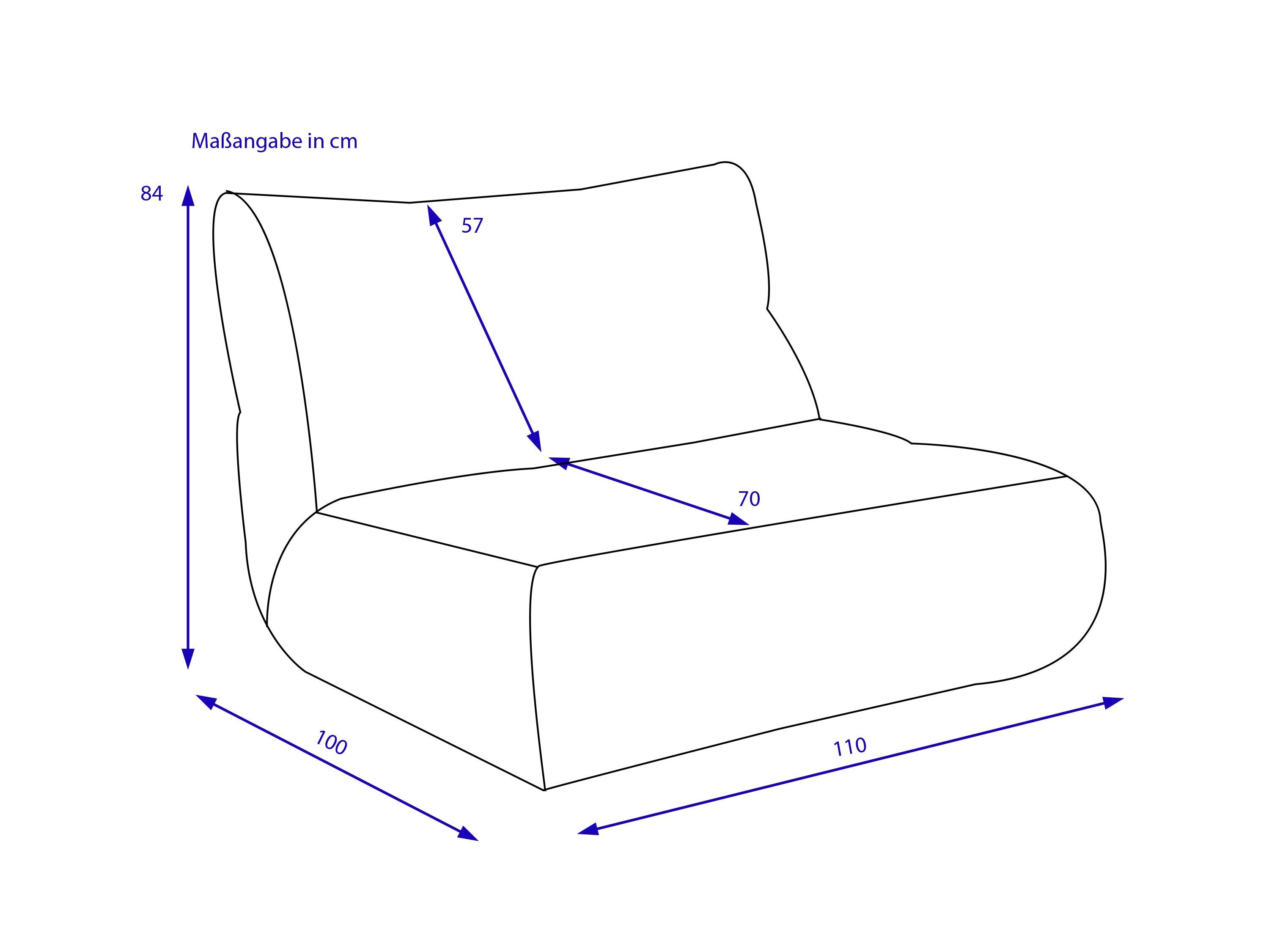 Sofa 1,5 Sitzer CIARA