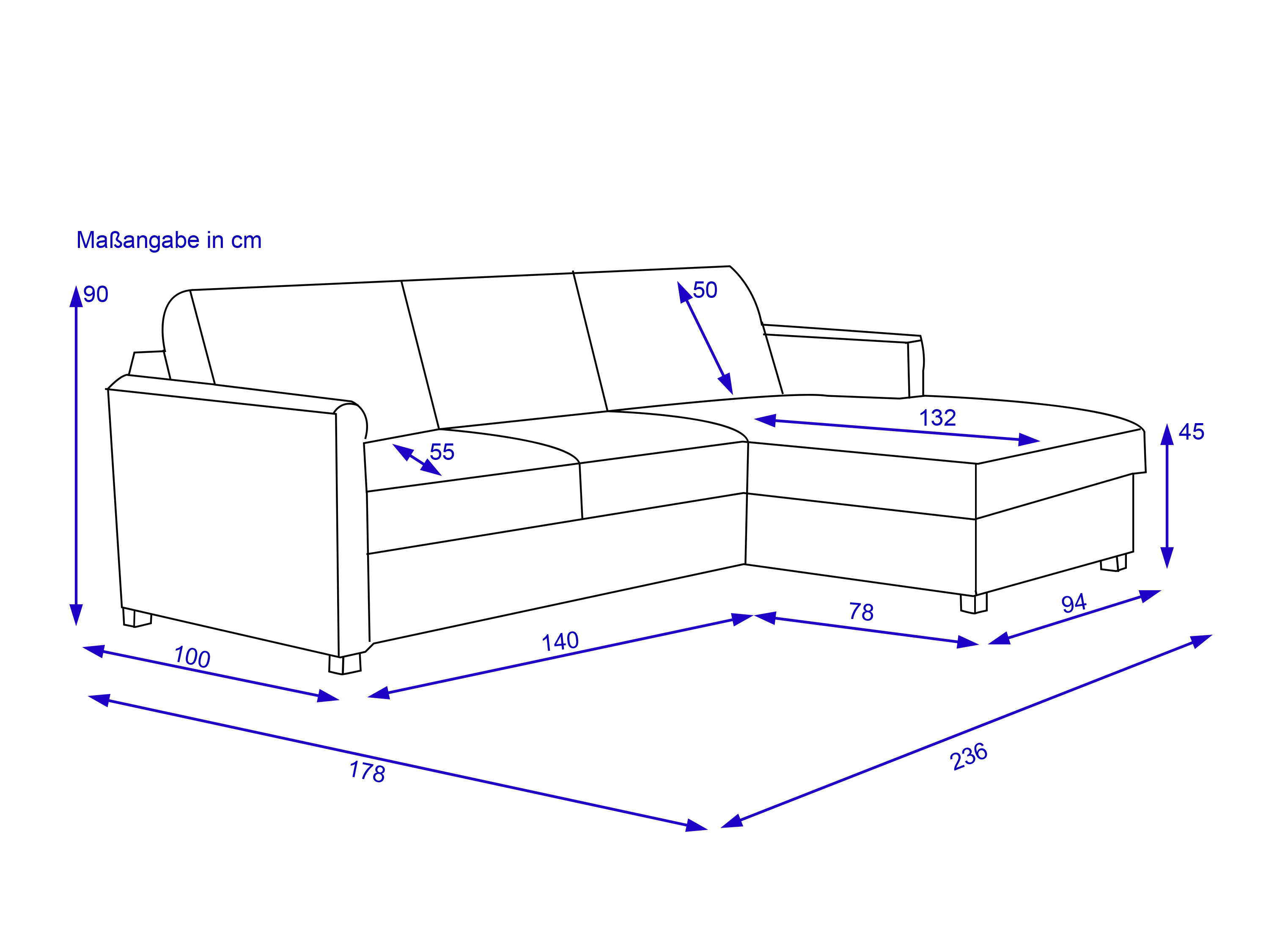 Schlafsofa Elastoform RIKE