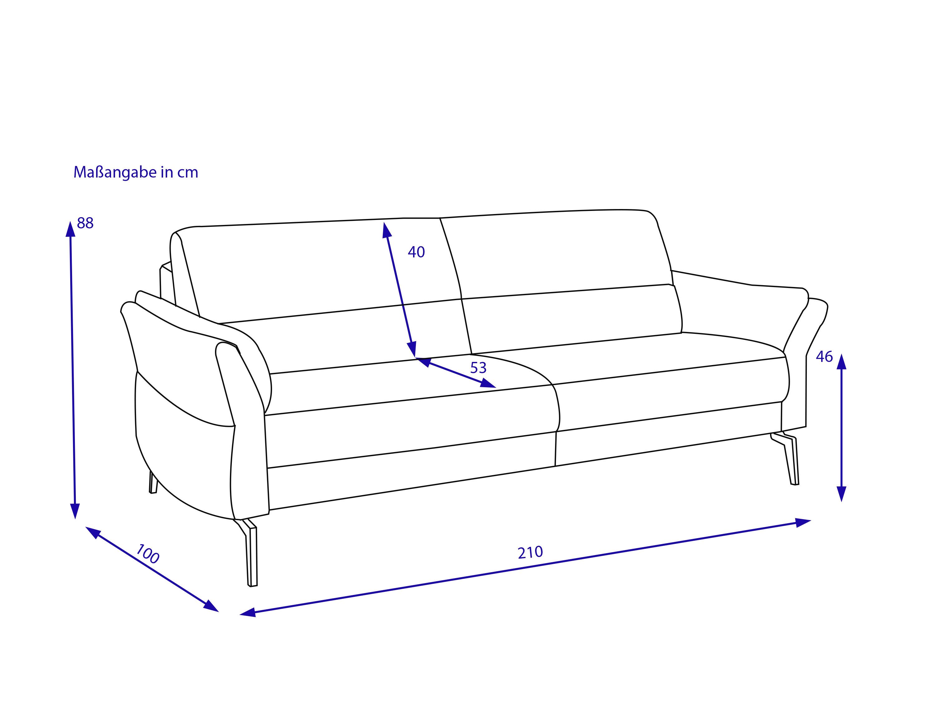 Sofa 3 Sitzer MONDO MAGUL