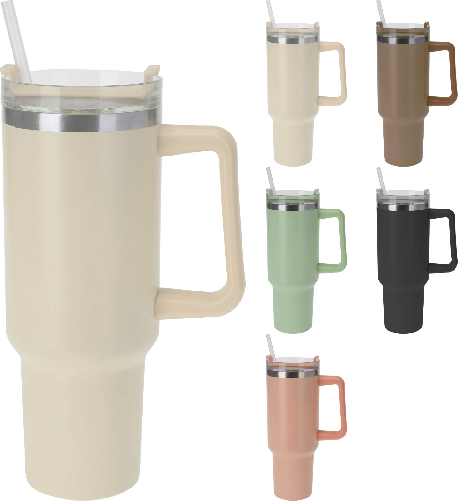 Thermobecher STRAW COLORI