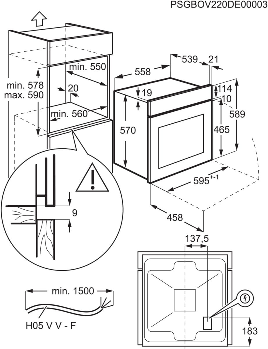 Backofen AEG NBU5A10CM