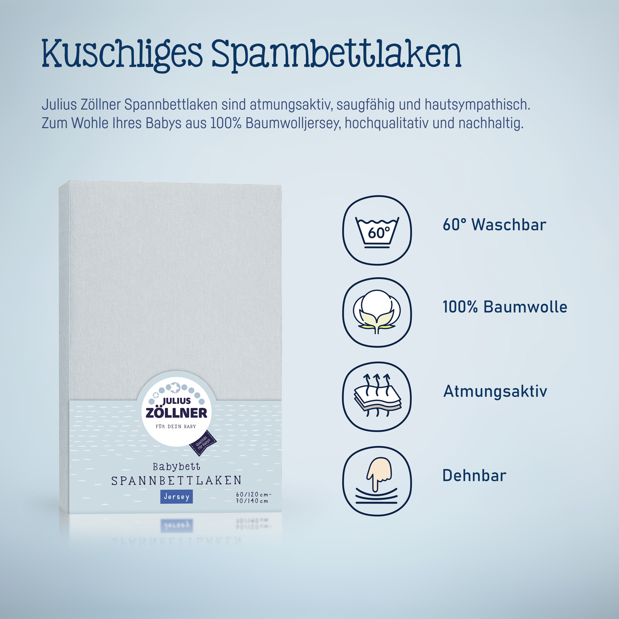 Spannbettlaken ZÖLLNER Jersey