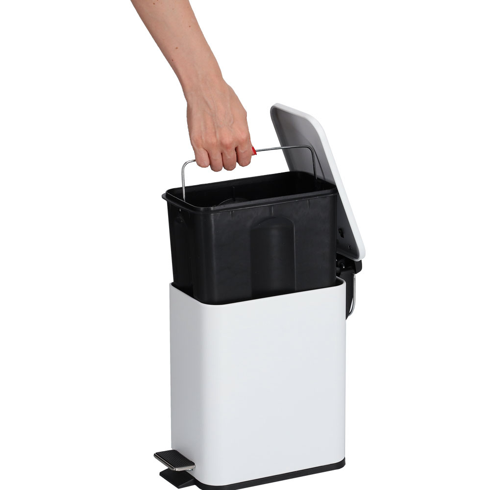 Abfalleimer SOFTY weiß
