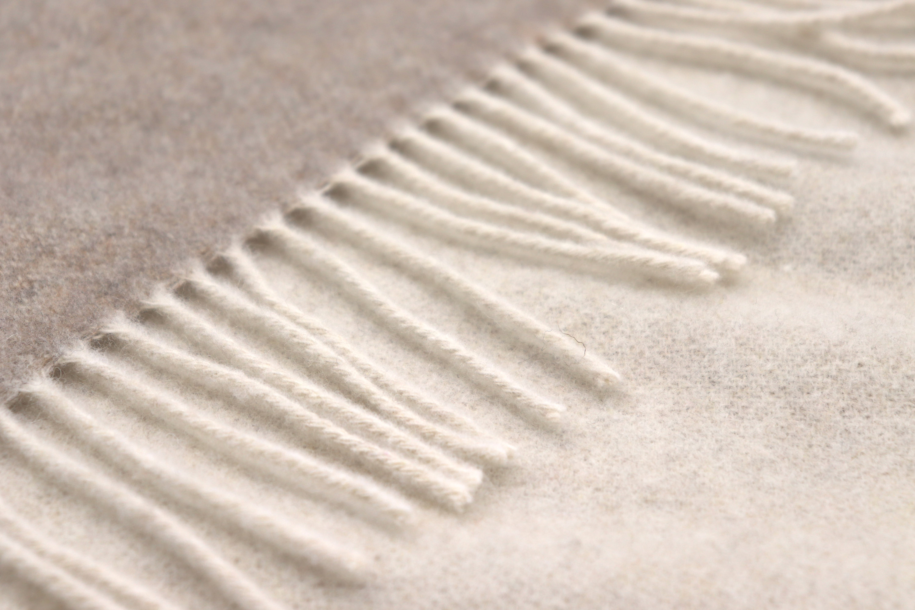 Plaid natur-sand