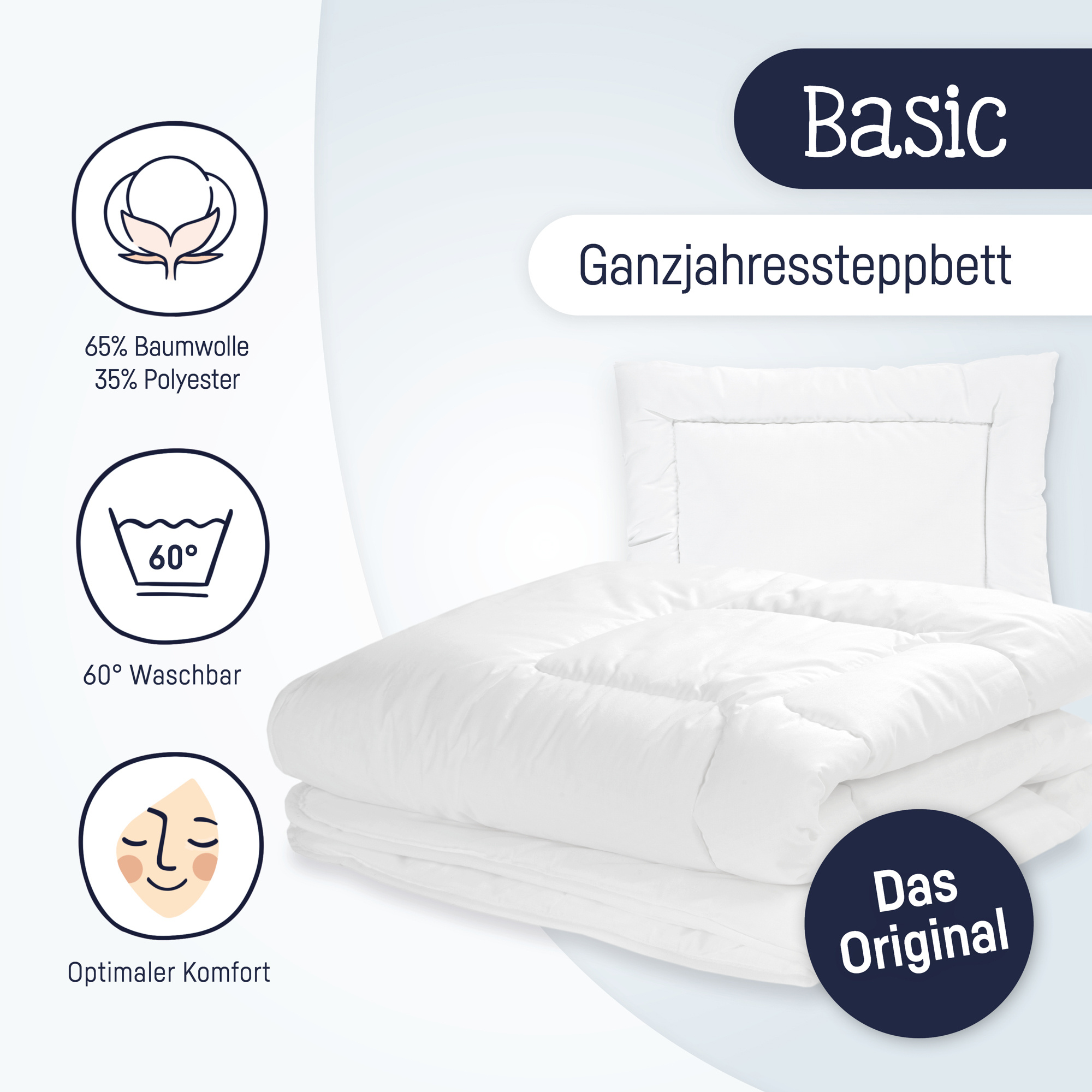 Steppbett-Set ZÖLLNER Basic