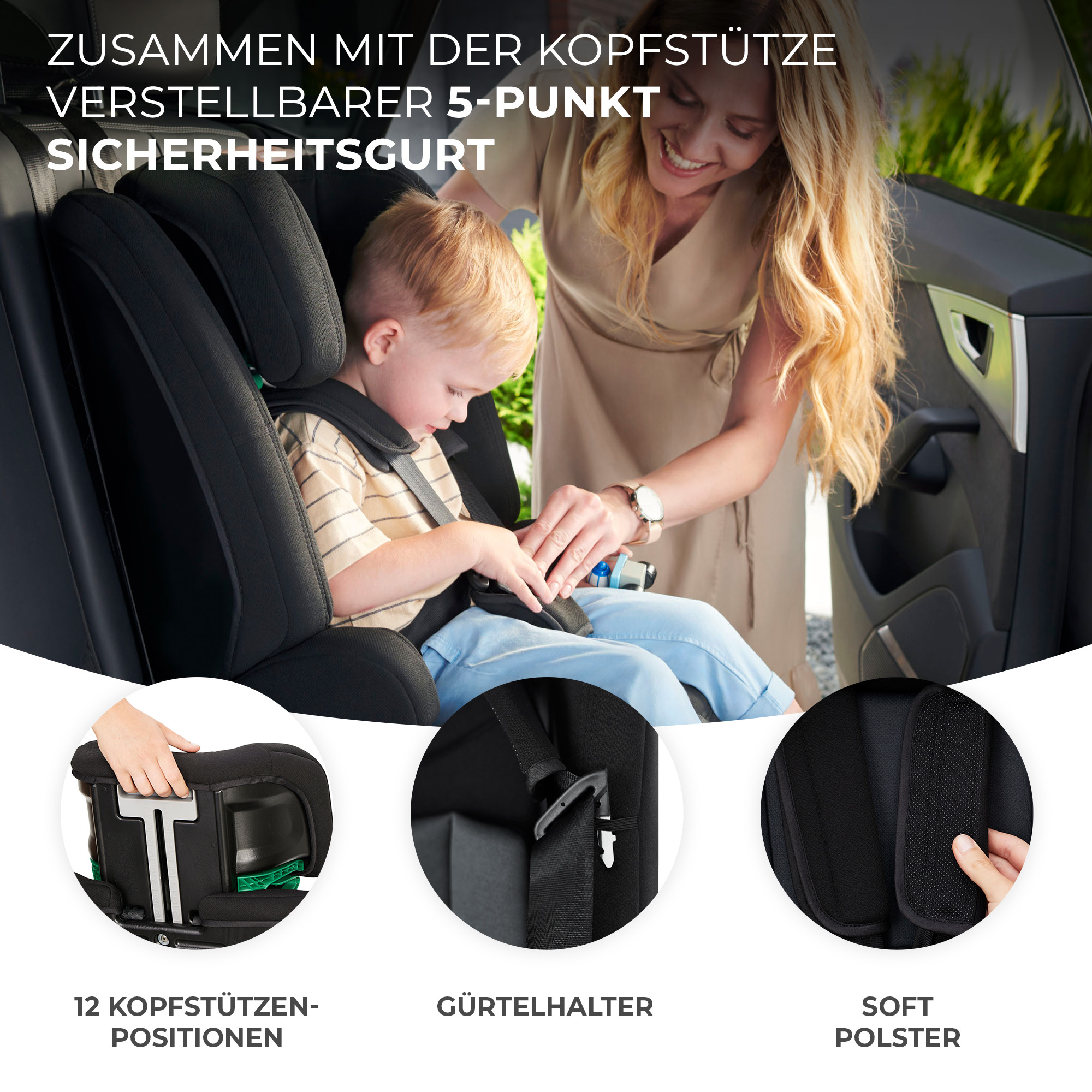 Autositz KINDERKRAFT SAFETYFIX