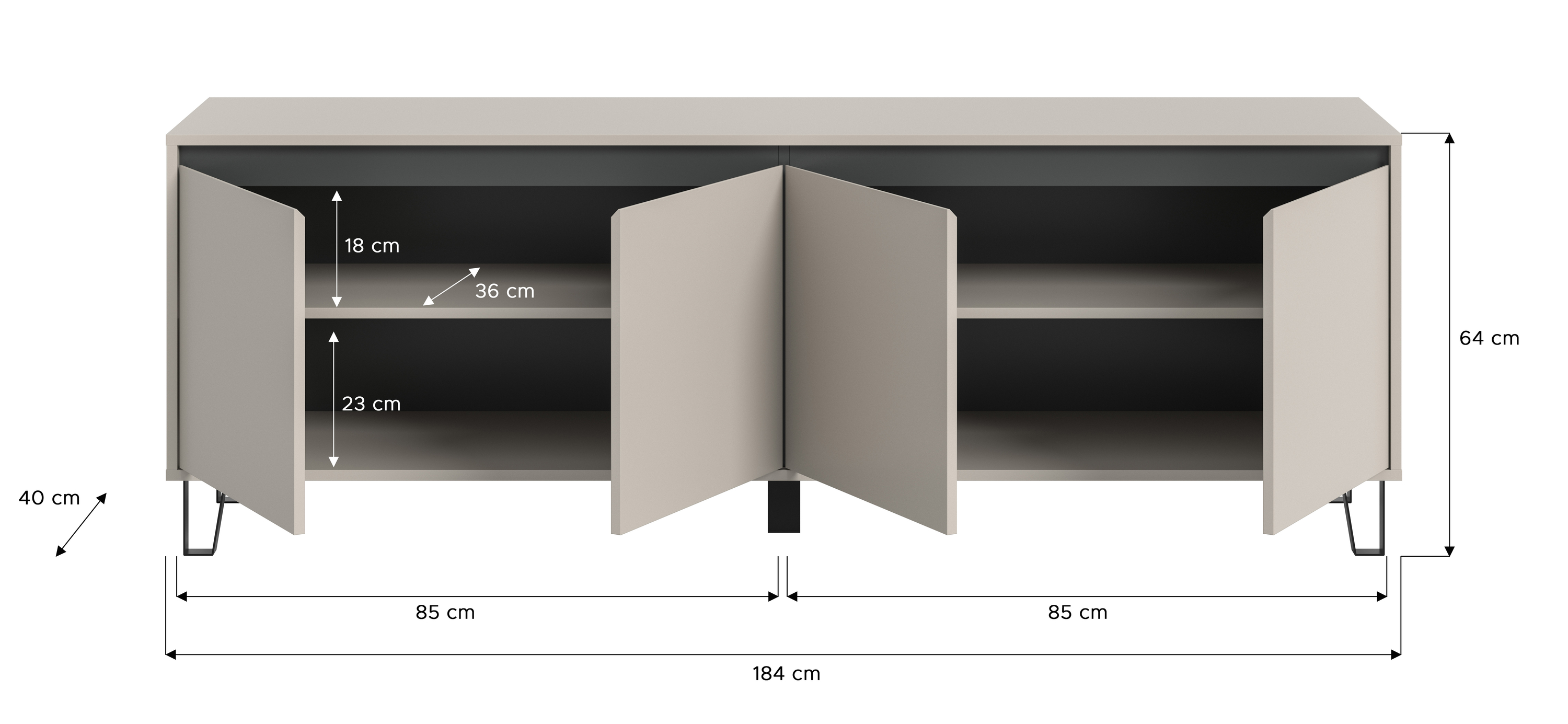 Lowboard BALTON