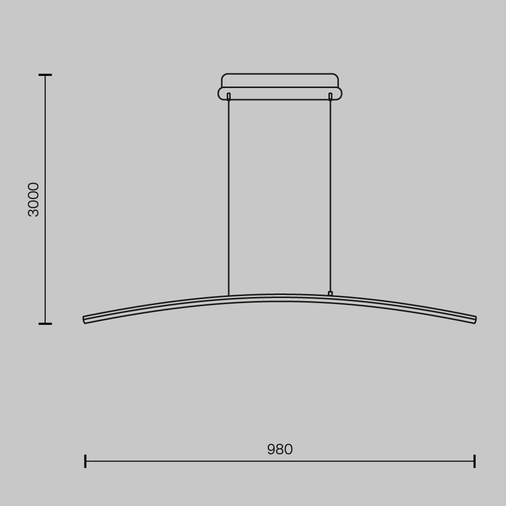 Pendelleuchte CURVE