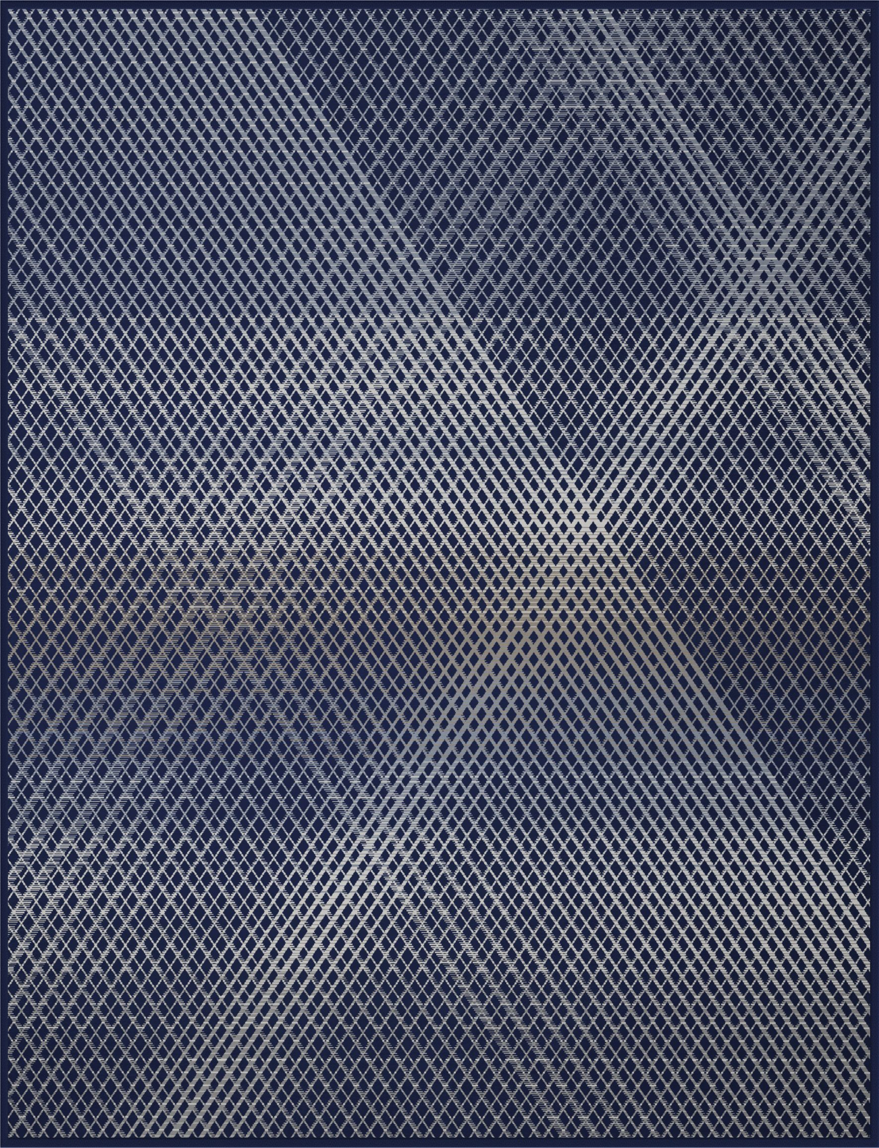Decke HOME COTTON blue