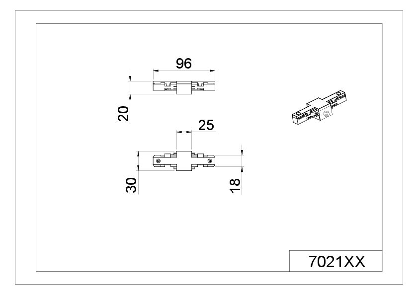 Gerader Verbinder DUOLINE