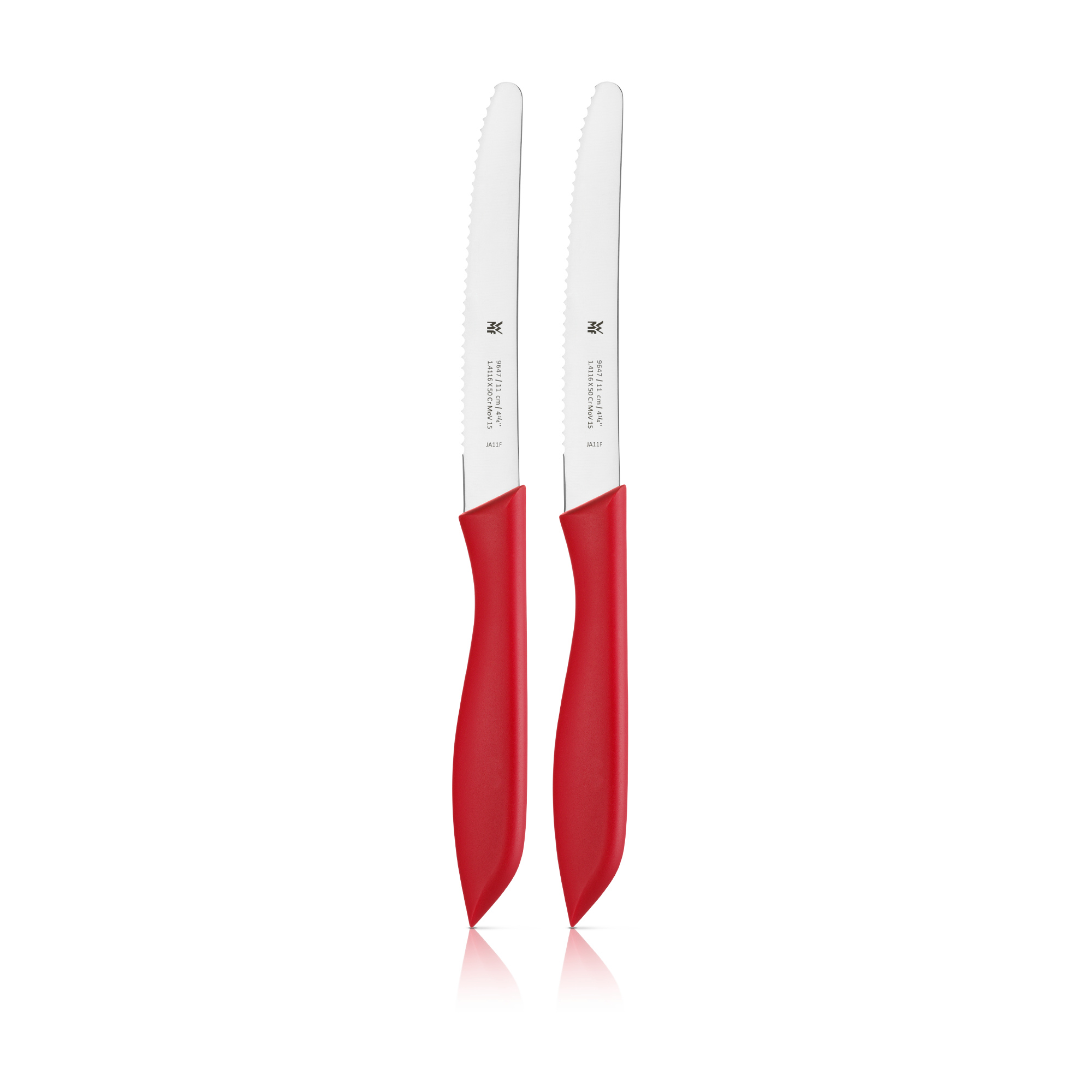 Vespermesser-Set WMF rot