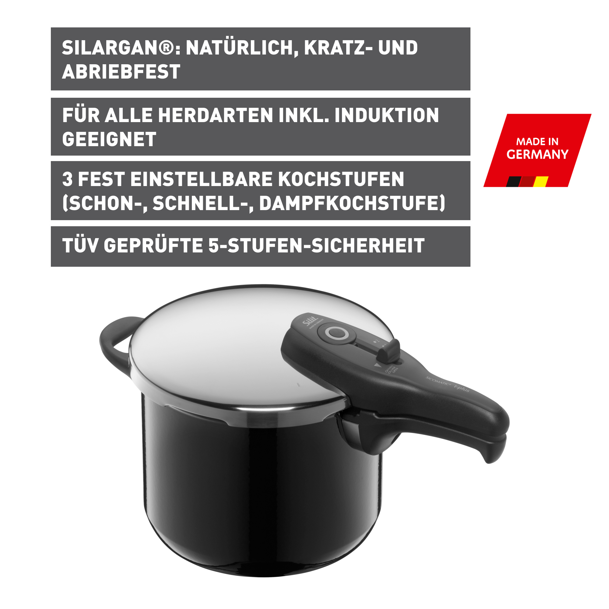 Schnellkochtopf Silit SICOMATIC