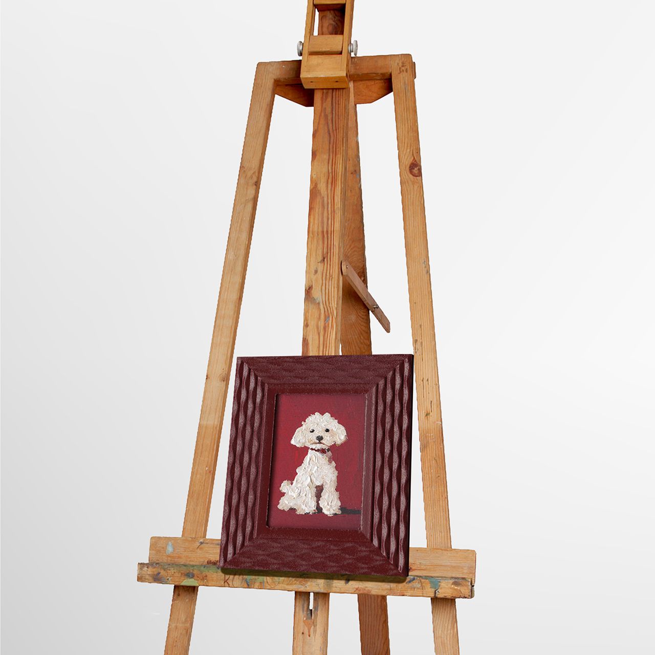 Gemälde WHITE DOG