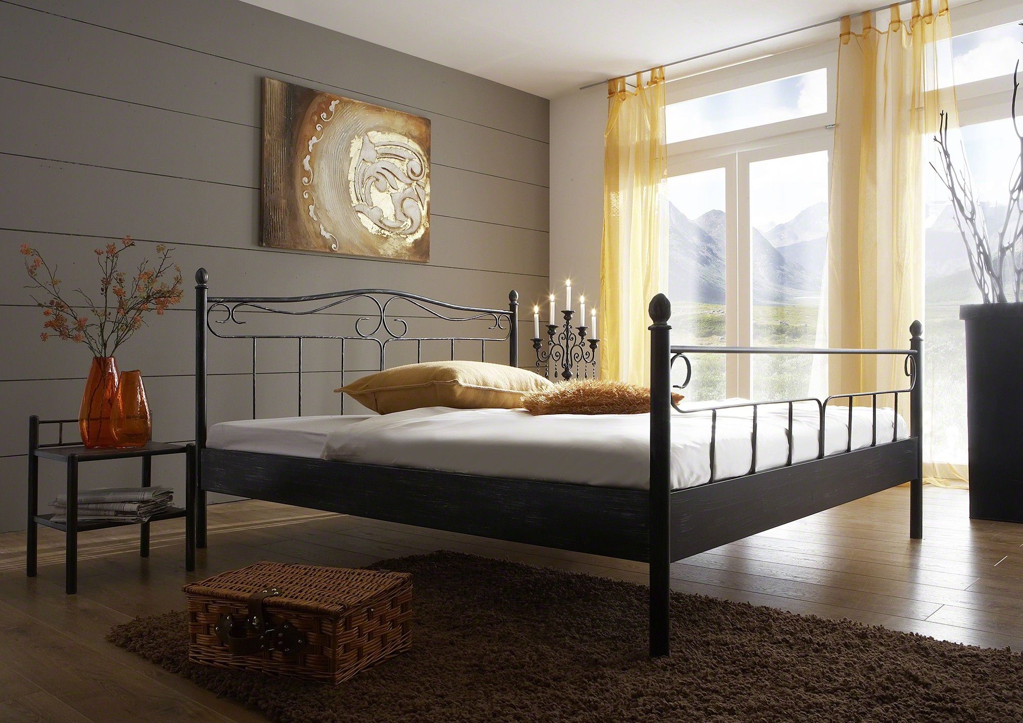 Metallbett Saturn