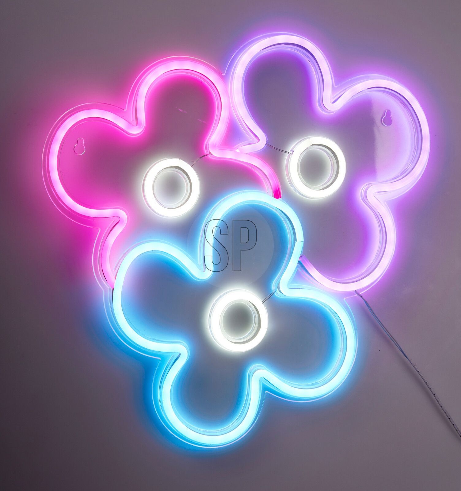 Wanddeko FLOWER/BUTTERFLY LED