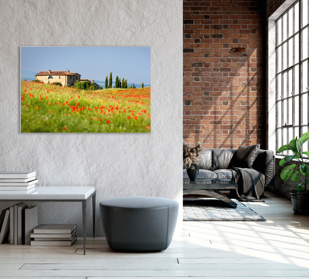 Akustikbild HAUS MIT MOHNWIESE