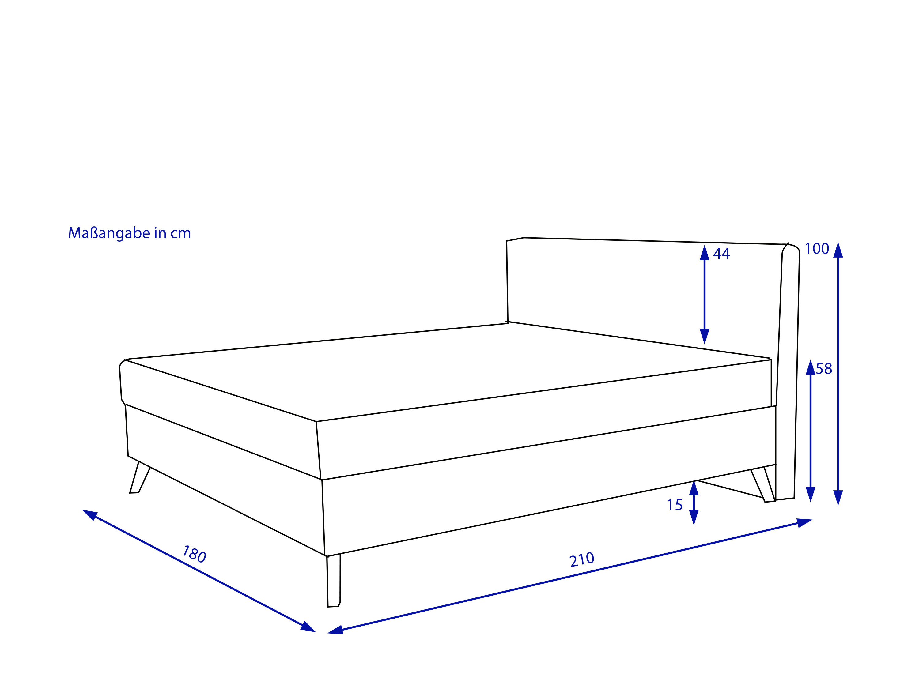 Boxspringbett SANSIBAR POEL