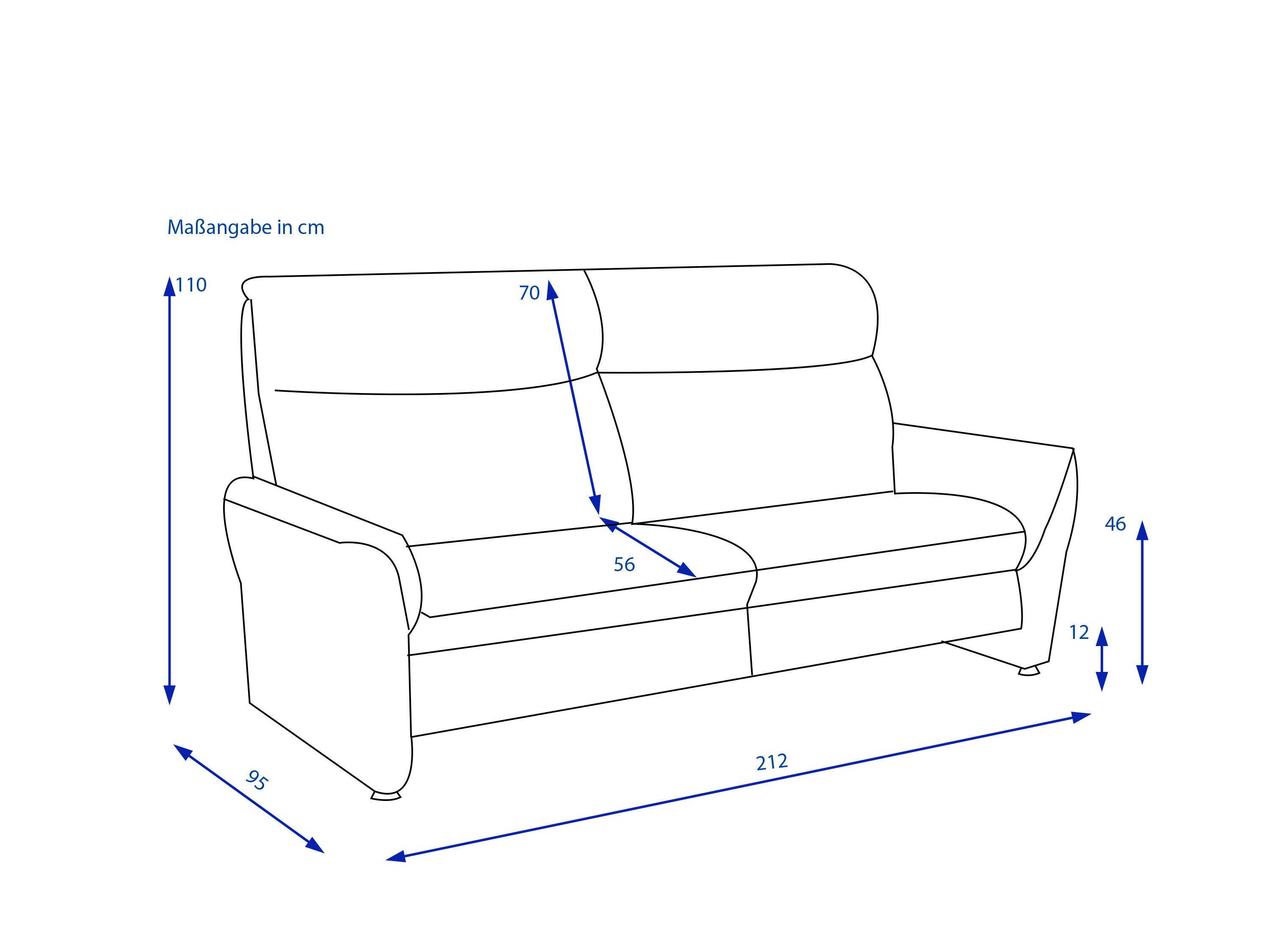 Sofa 2 Sitzer MONDO MENTO