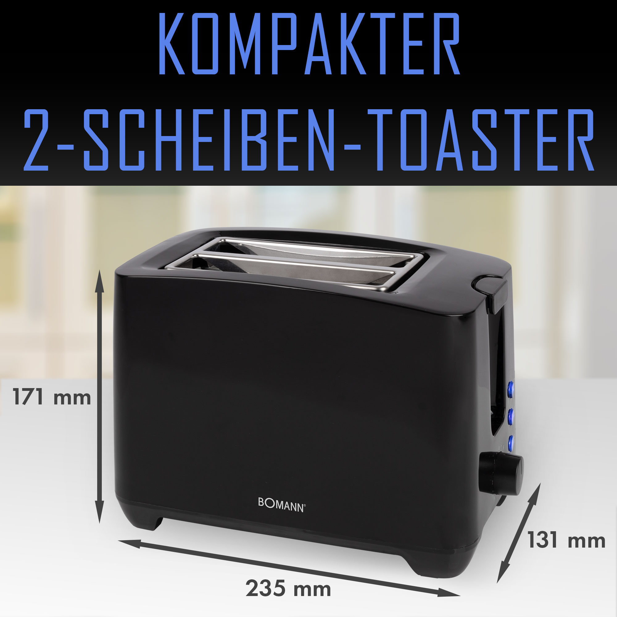 Toaster BLACK