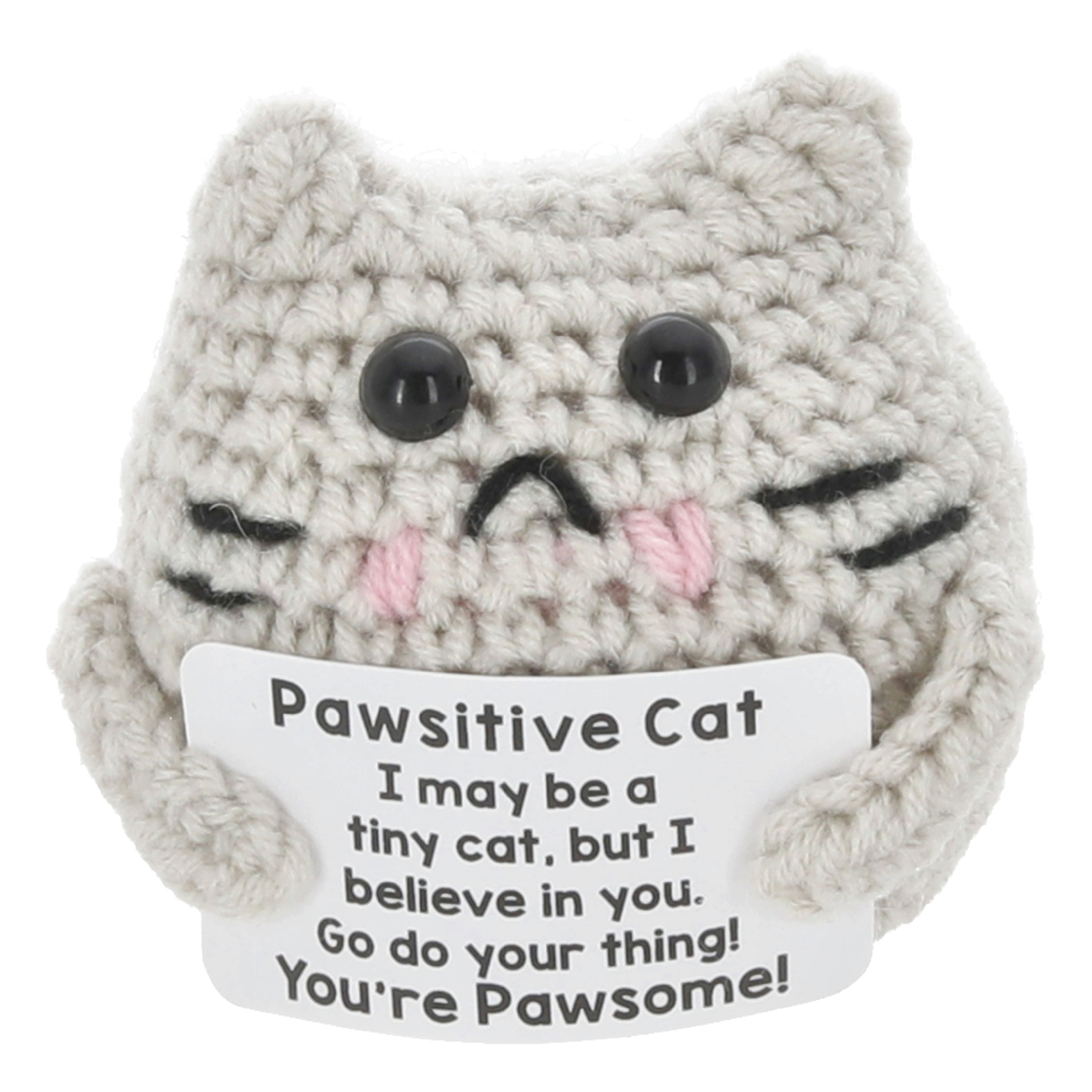 Häkelkatze POSITIVE CAT