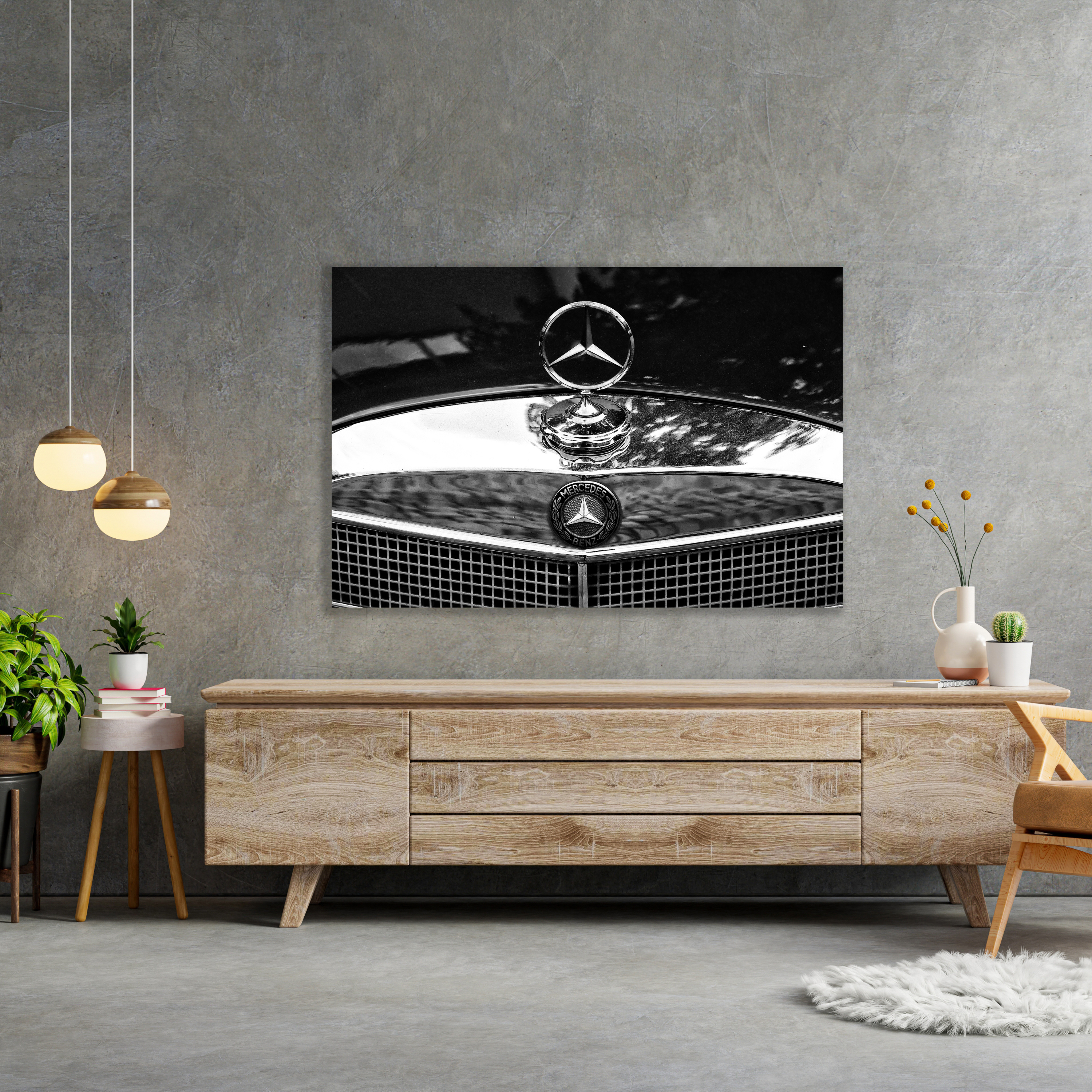 Alu-Dibond Bild Abstrakte Cars