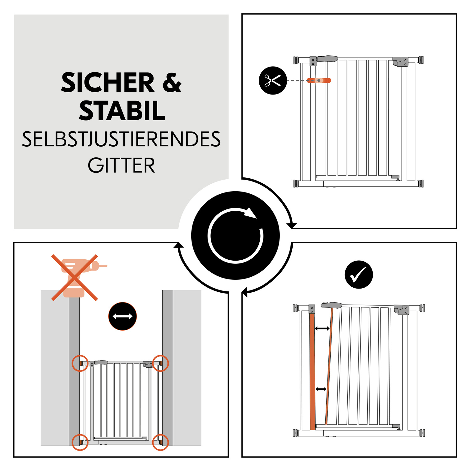 Türschutzgitter CLEAR STEP