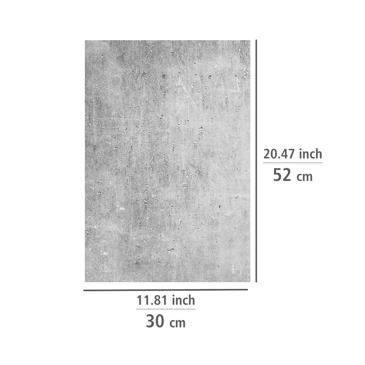 Herdabdeckplatten-Set BETON