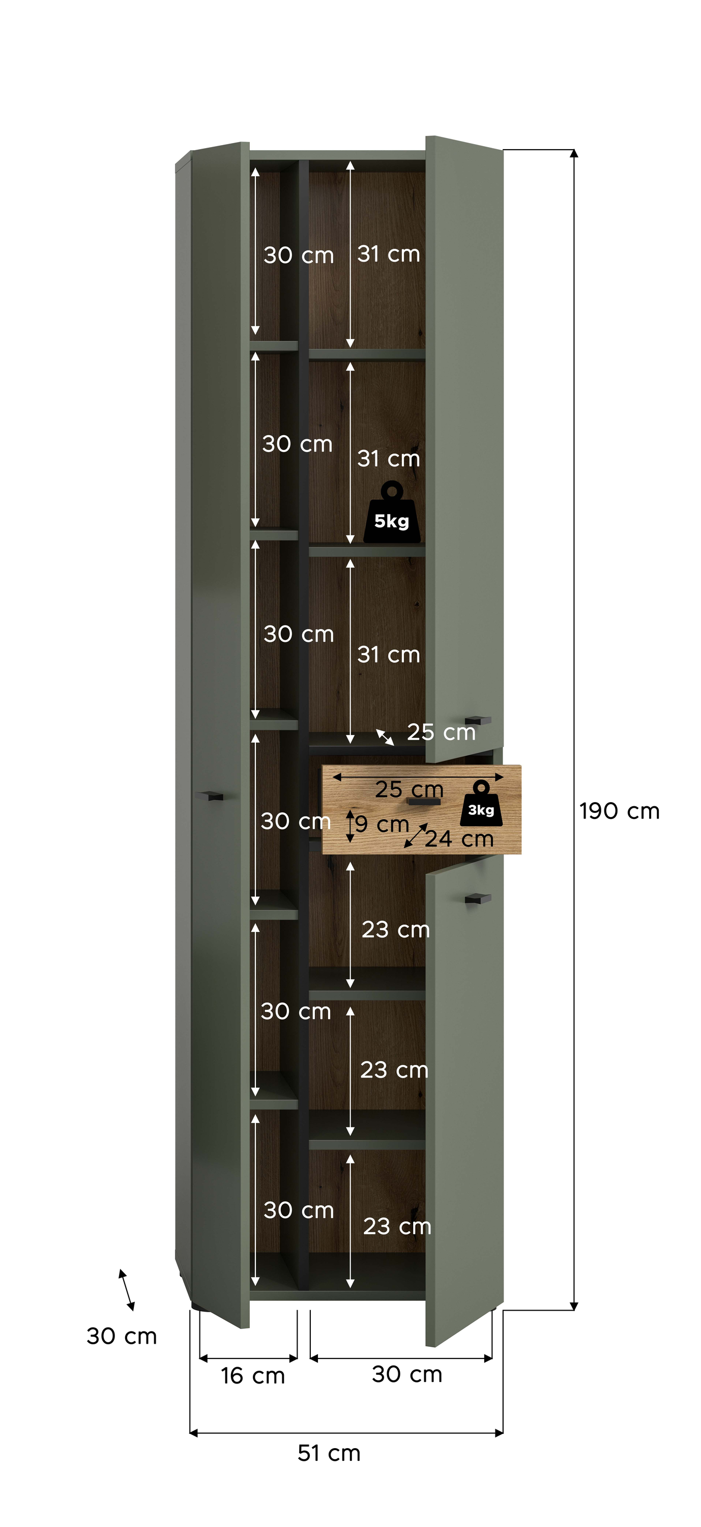 Hochschrank AQUA