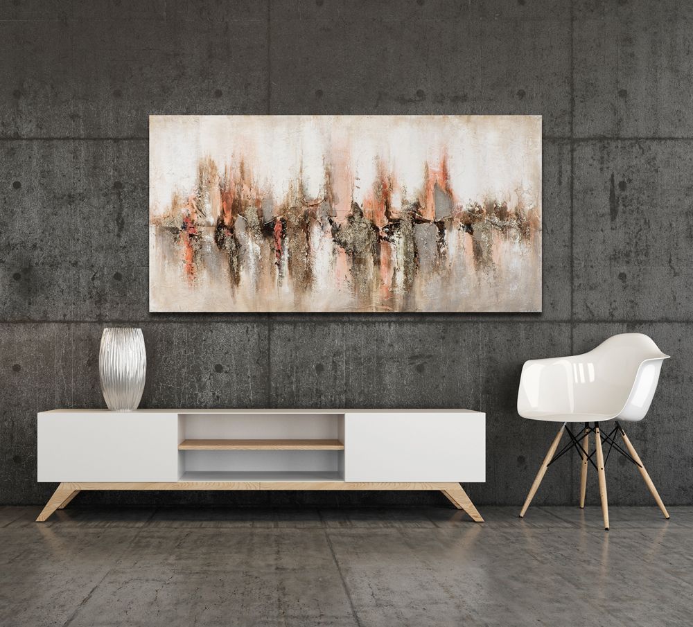 Gemälde ABSTRAKTE SKYLINE