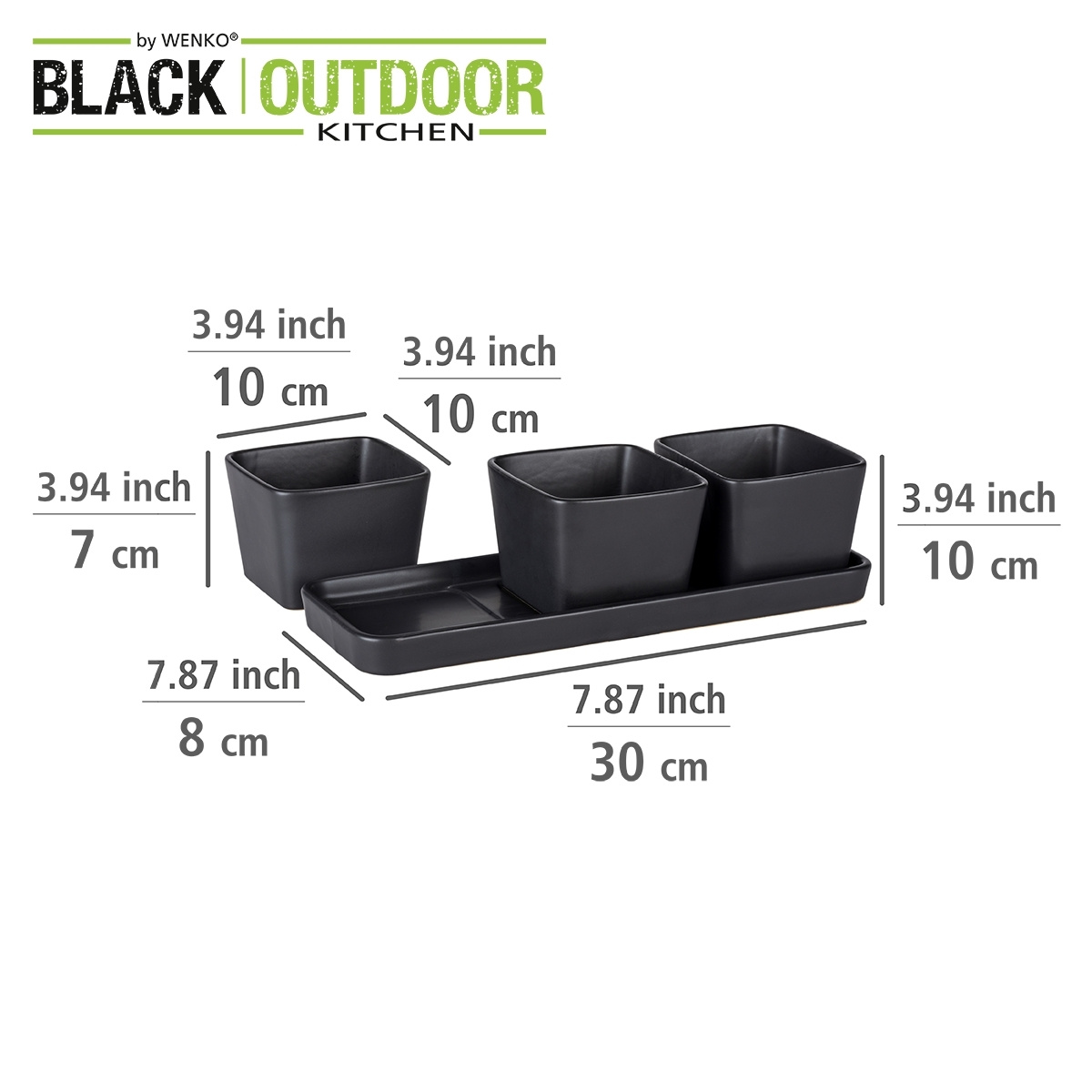 Snack & Dip Schalen Set