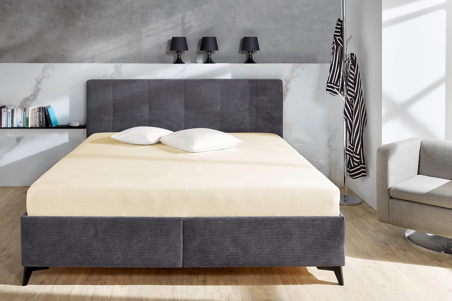 Spannbettlaken COZY ecru