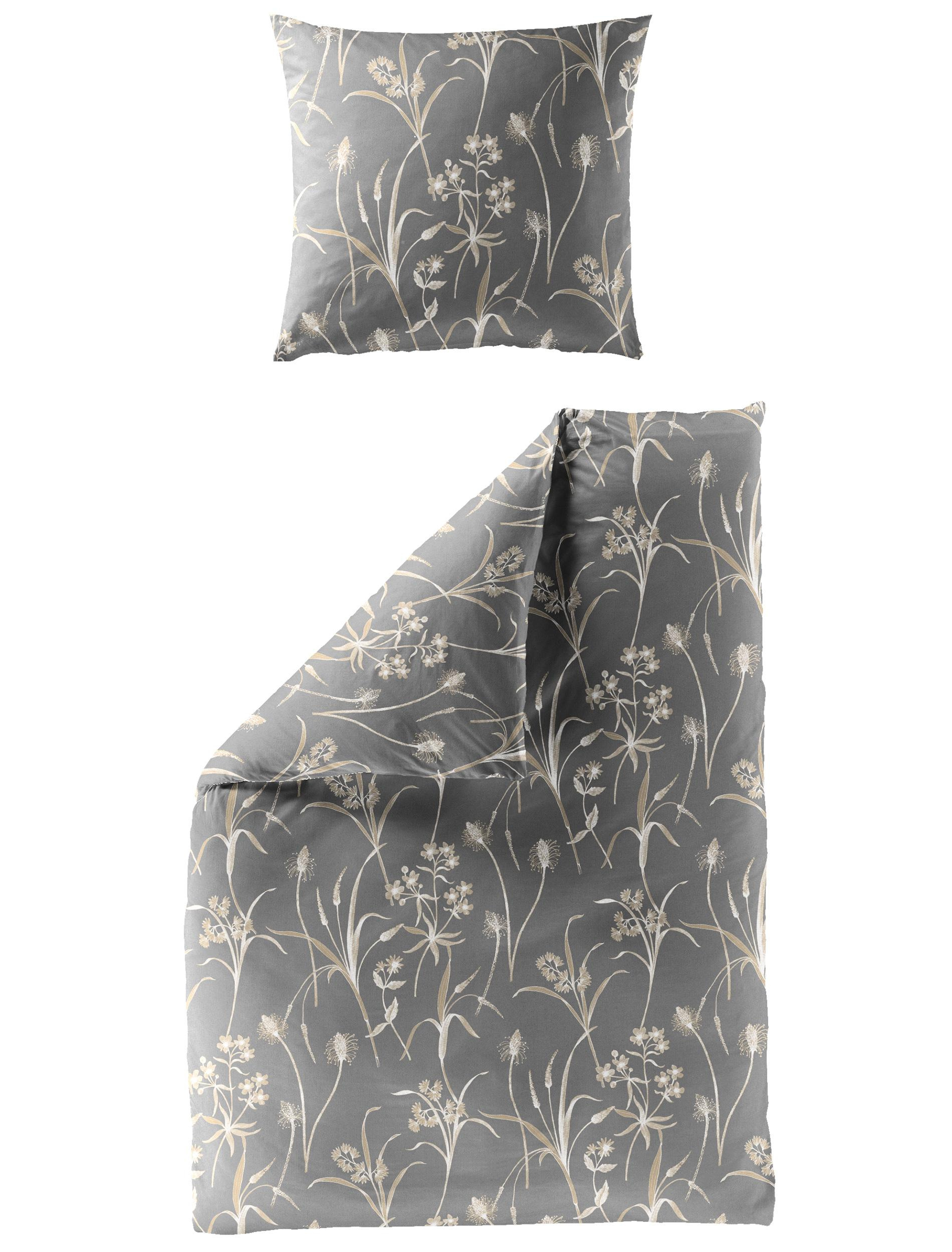 Bettwäsche Mako-Satin natur