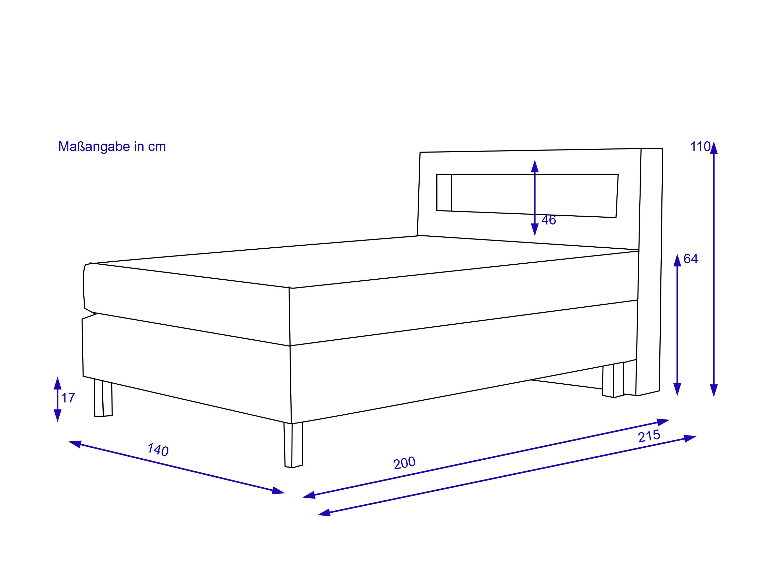 Boxspringbett HARPER SANYA