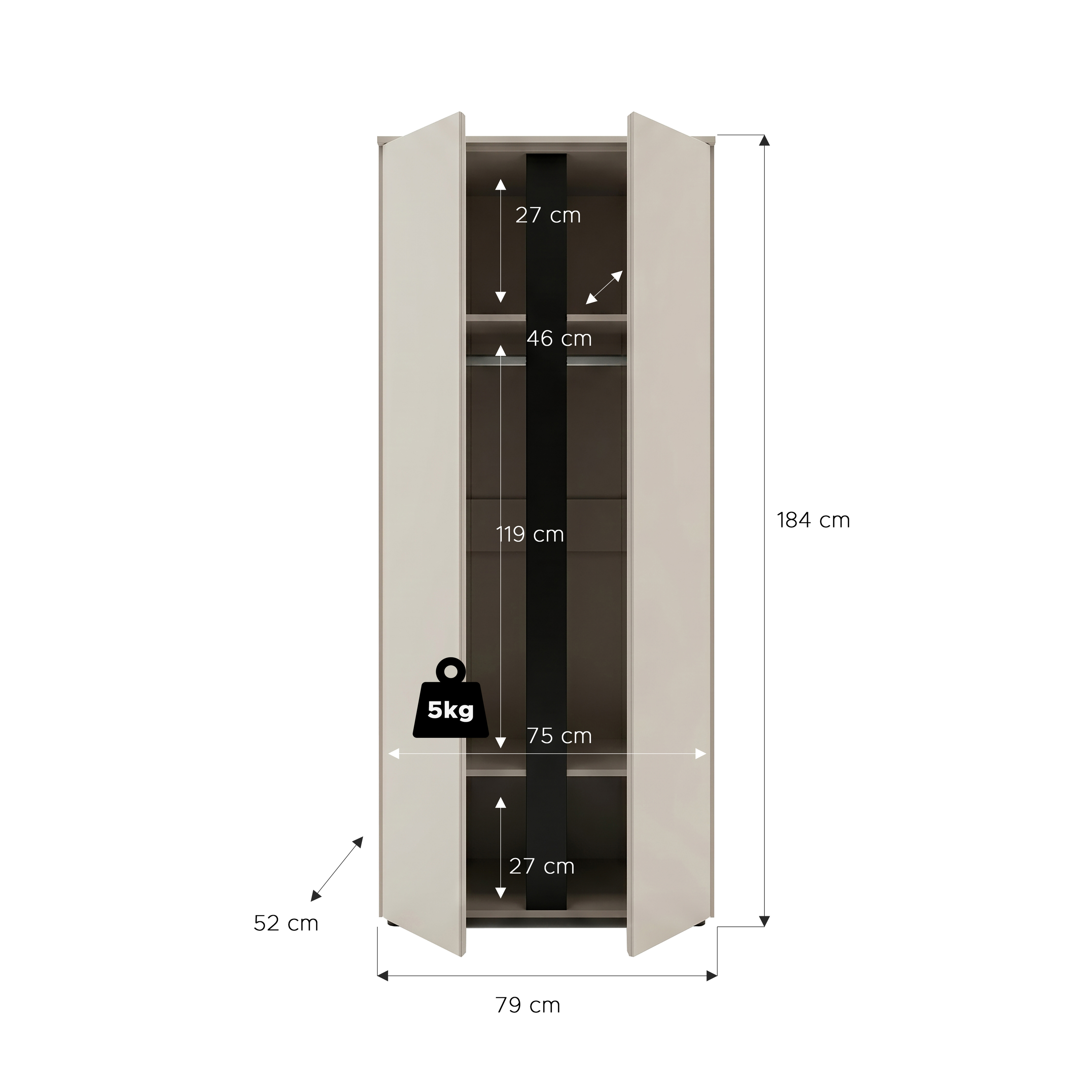 Kleiderschrank AMARA