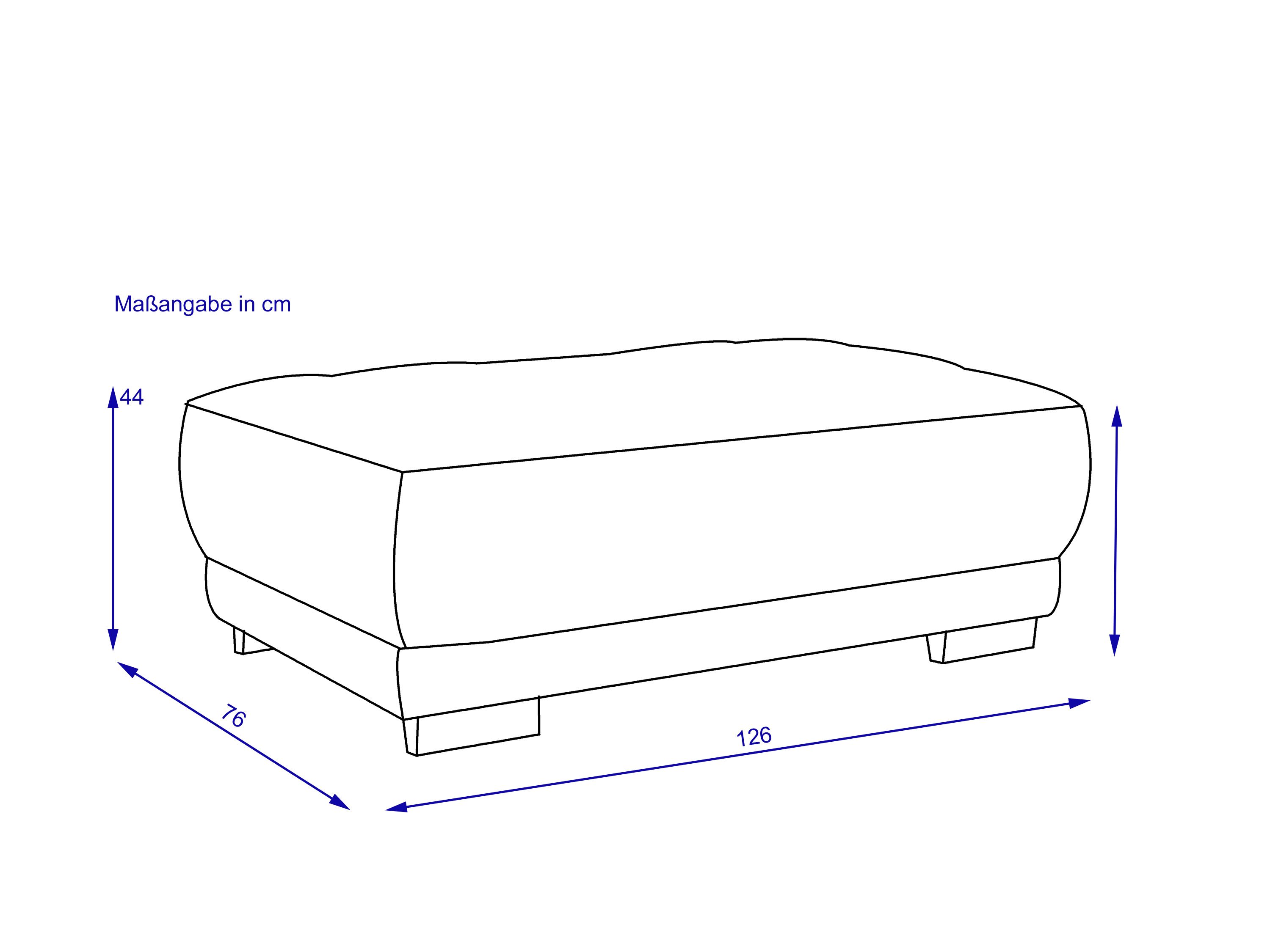 Hocker SYSTEMPOLSTER XXL MILLA