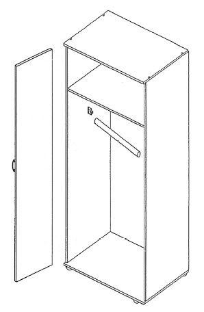 Kleiderschrank PLUTO
